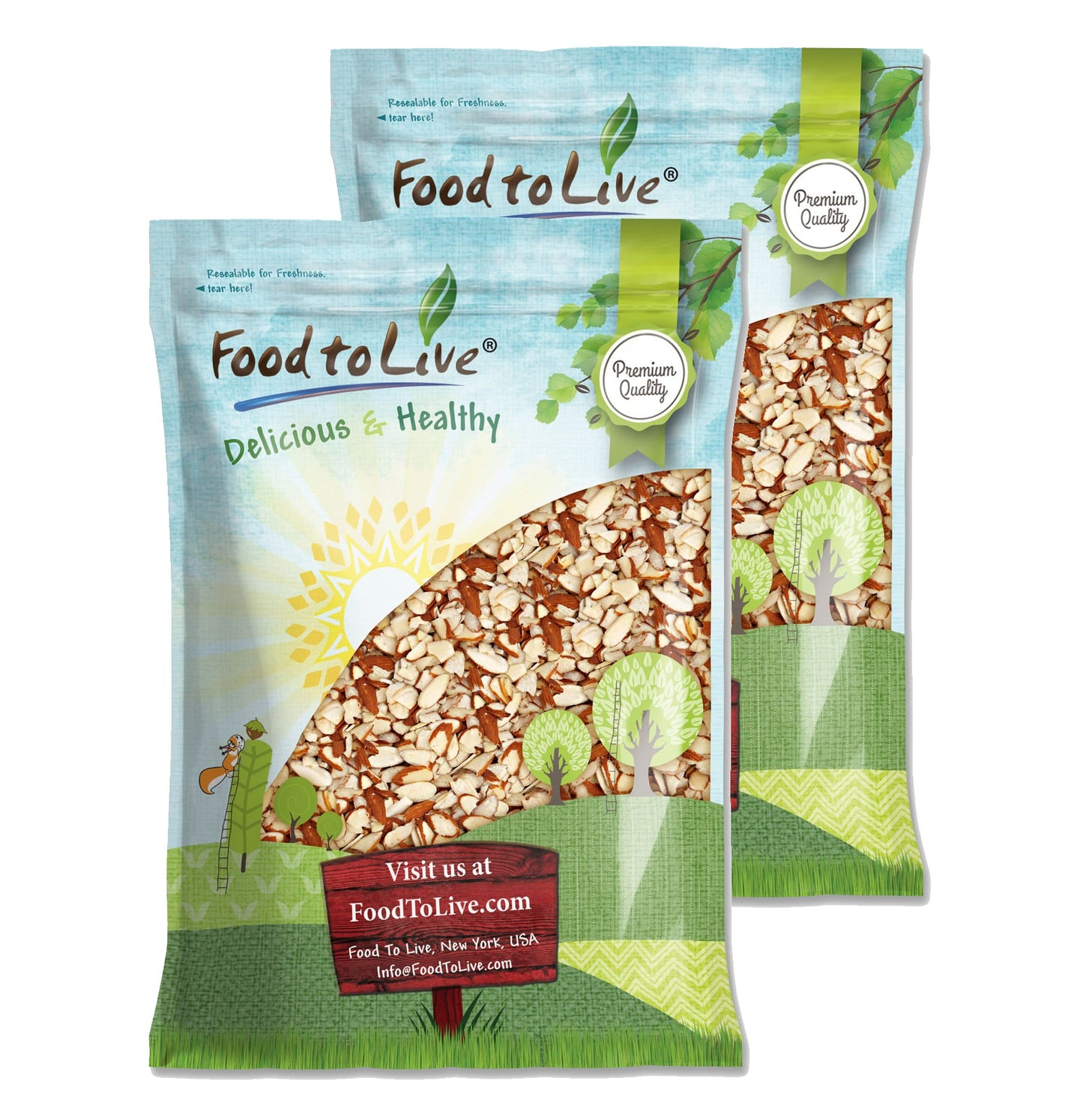 California Natural Sliced Almonds - by Food To Live