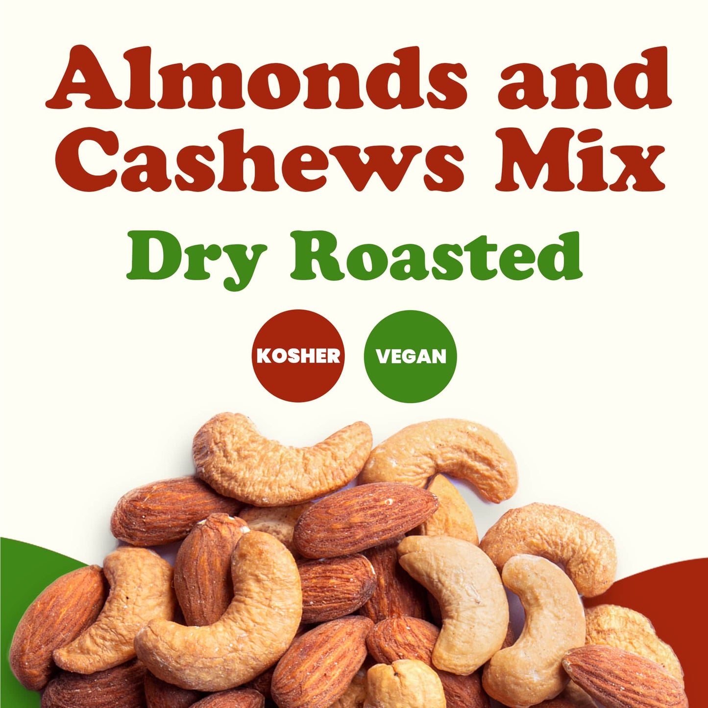 Dry Roasted Almonds and Cashews Mix - by Food To Live