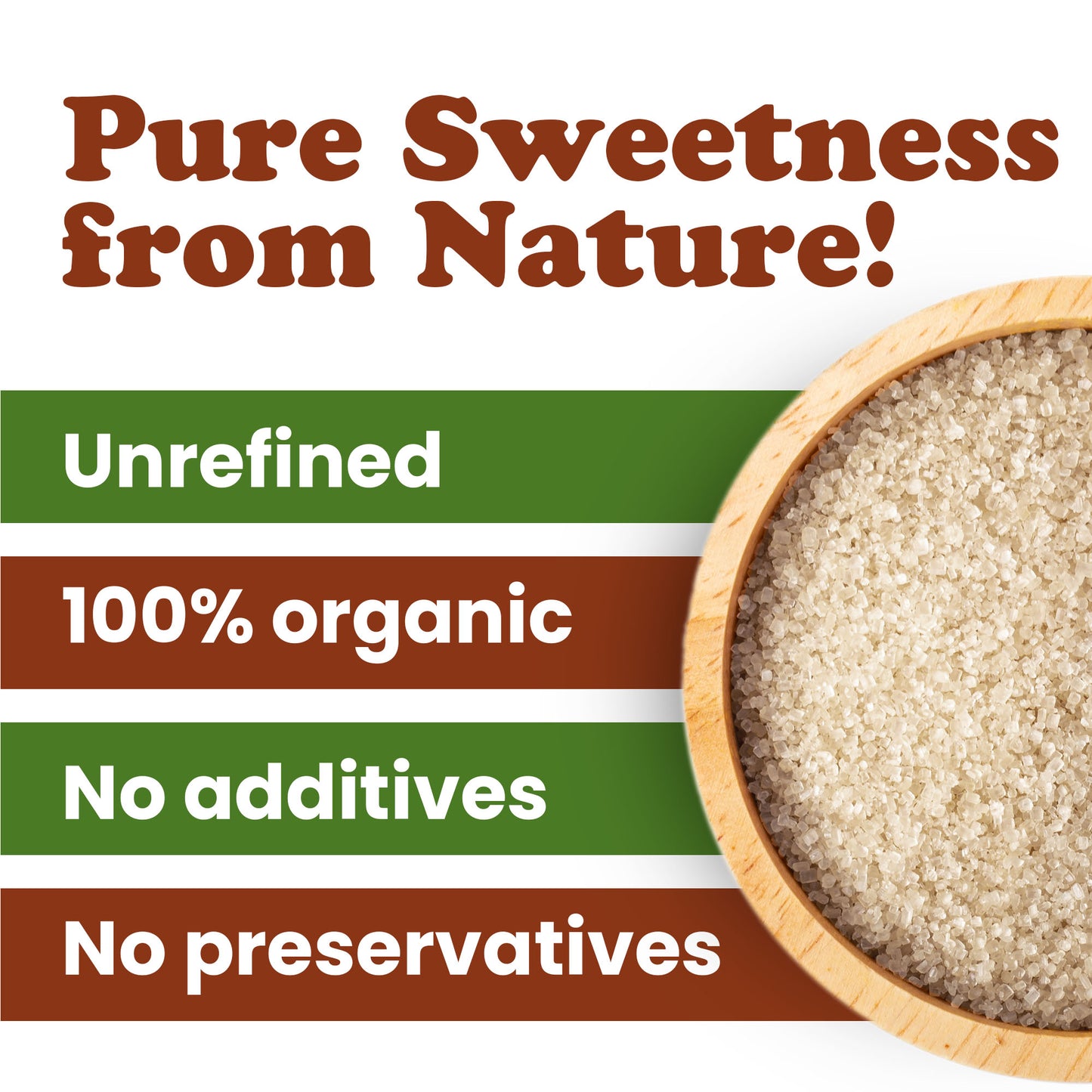 Organic Cane Sugar - by Food to Live