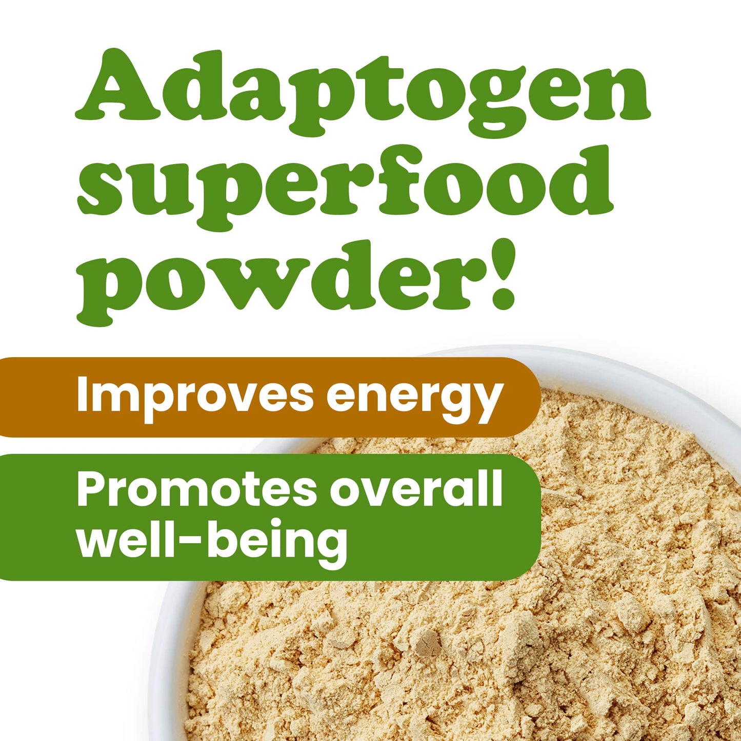 Yellow Maca Powder — Non-GMO and Raw Ground Maca Root, Vegan, Kosher, Keto, Non-Gelatinized, Bulk, Rich in Vitamin C — by Food to Live