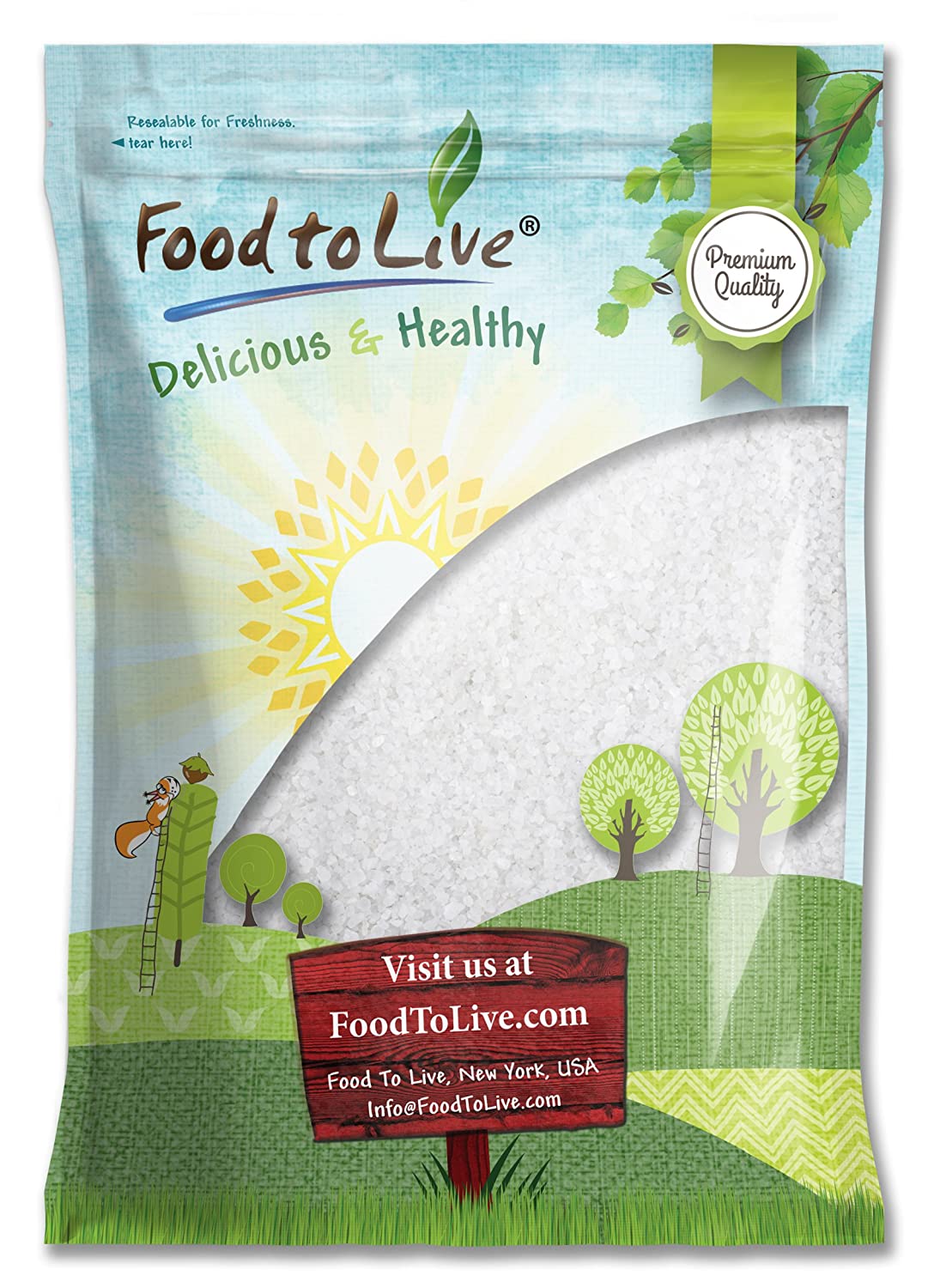 Coarse Mediterranean Sea Salt - by Food To Live