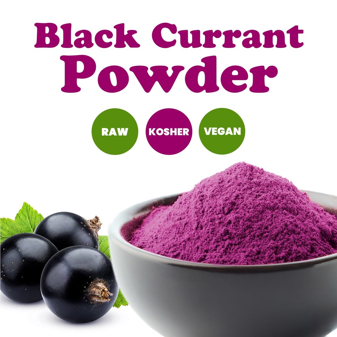 Currant Juice Powder — Kosher, Bulk - by Food to Live