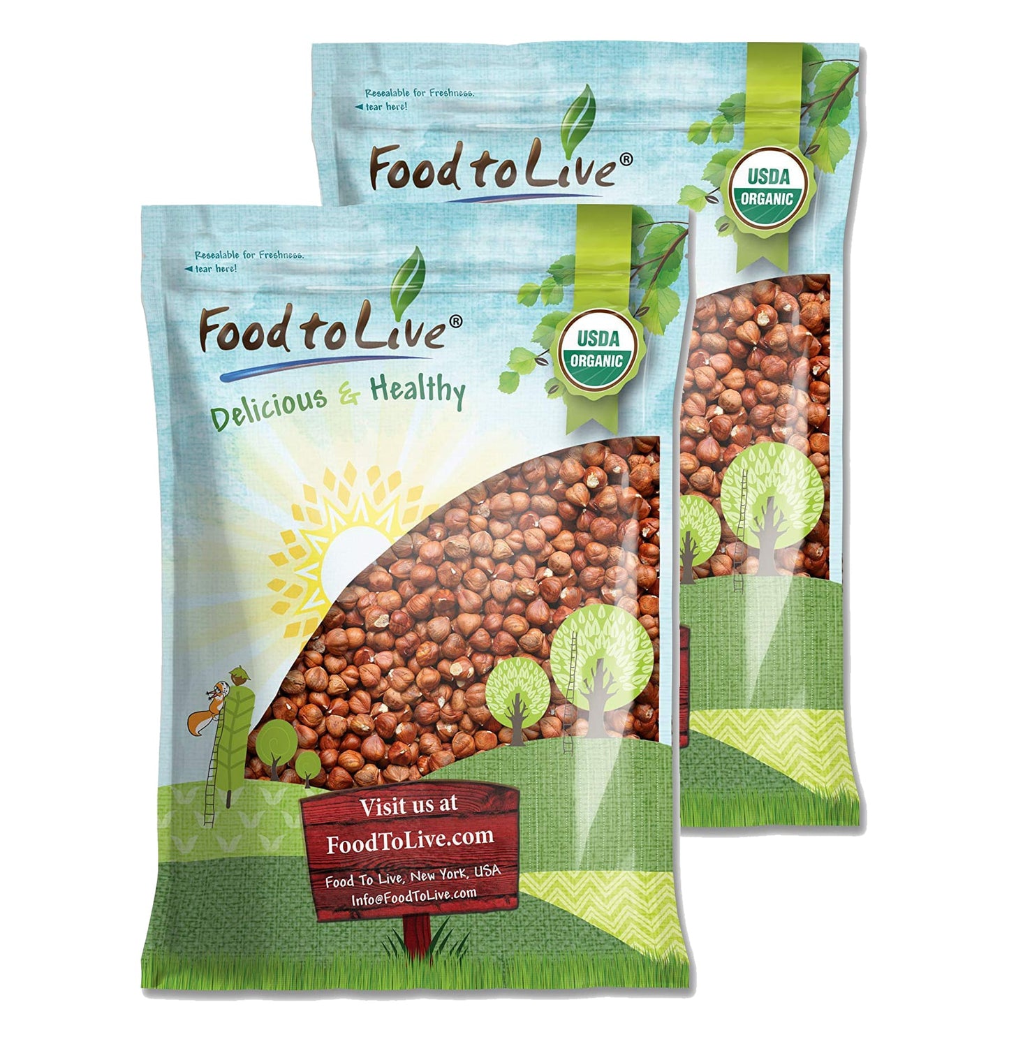 Organic Hazelnuts / Filberts - by Food To Live