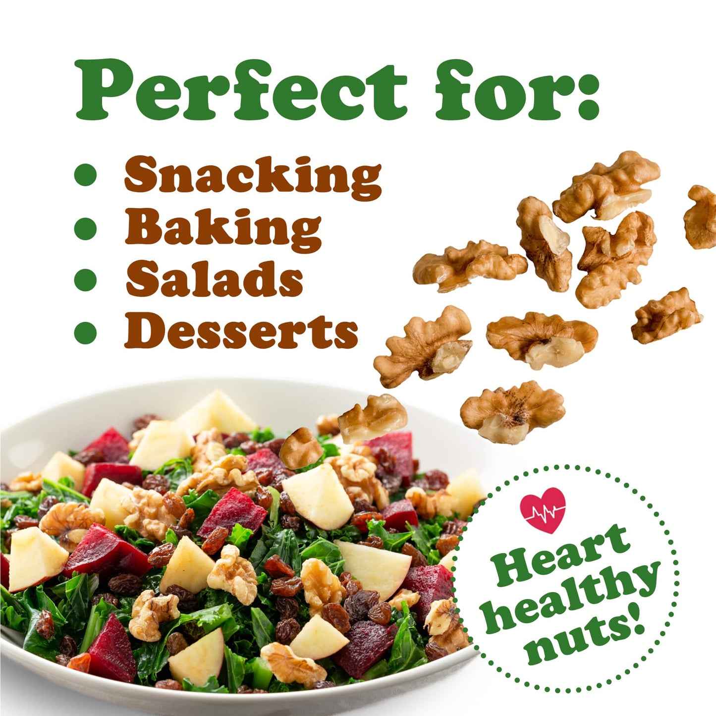 Organic Walnut Pieces - by Food To Live