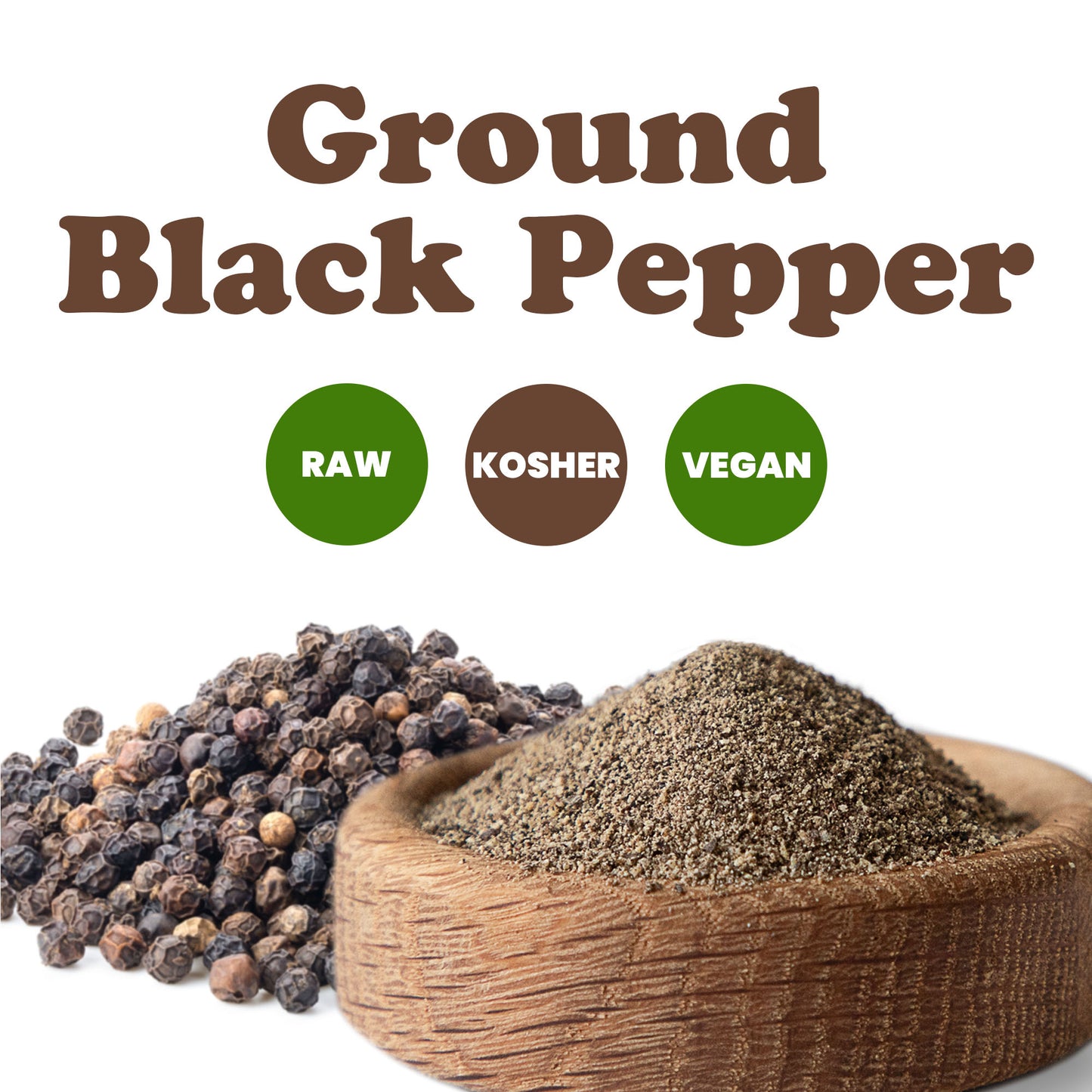 Ground Black Pepper - by Food To Live