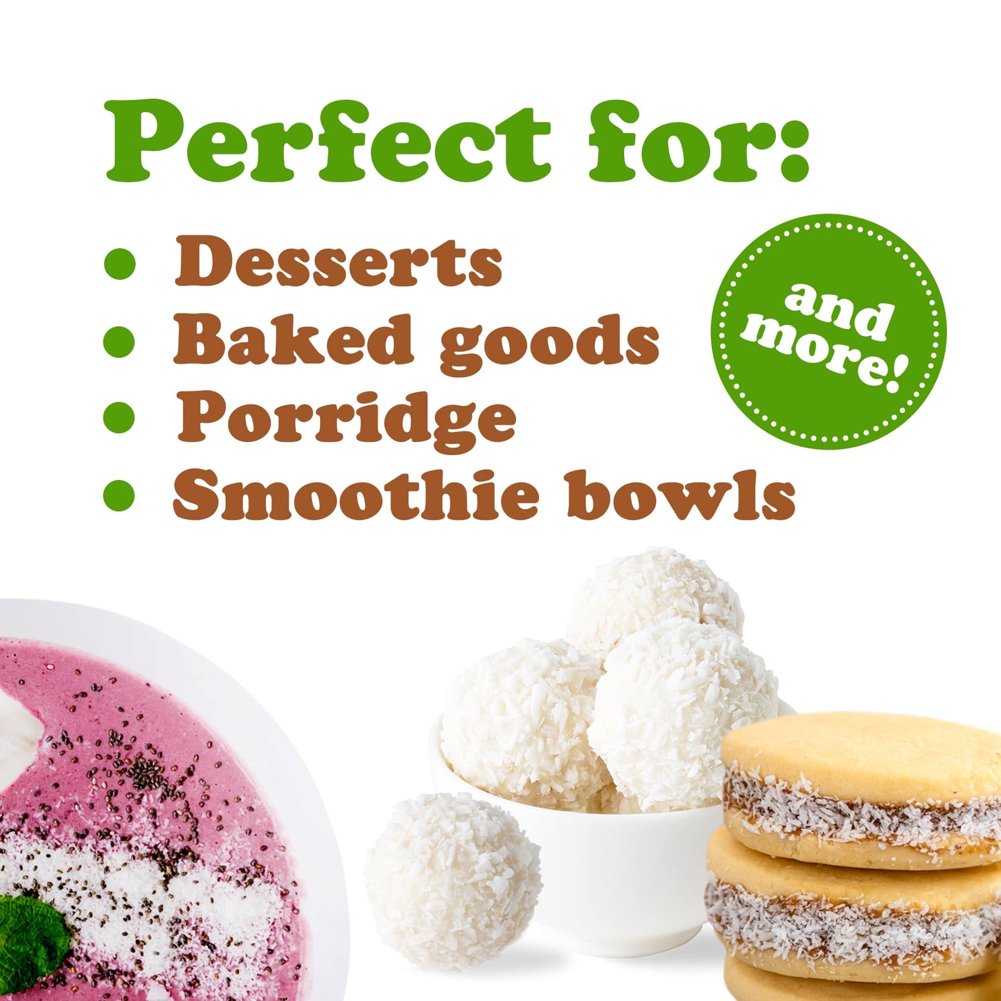 Organic Fine Shredded Coconut - by Food To Live