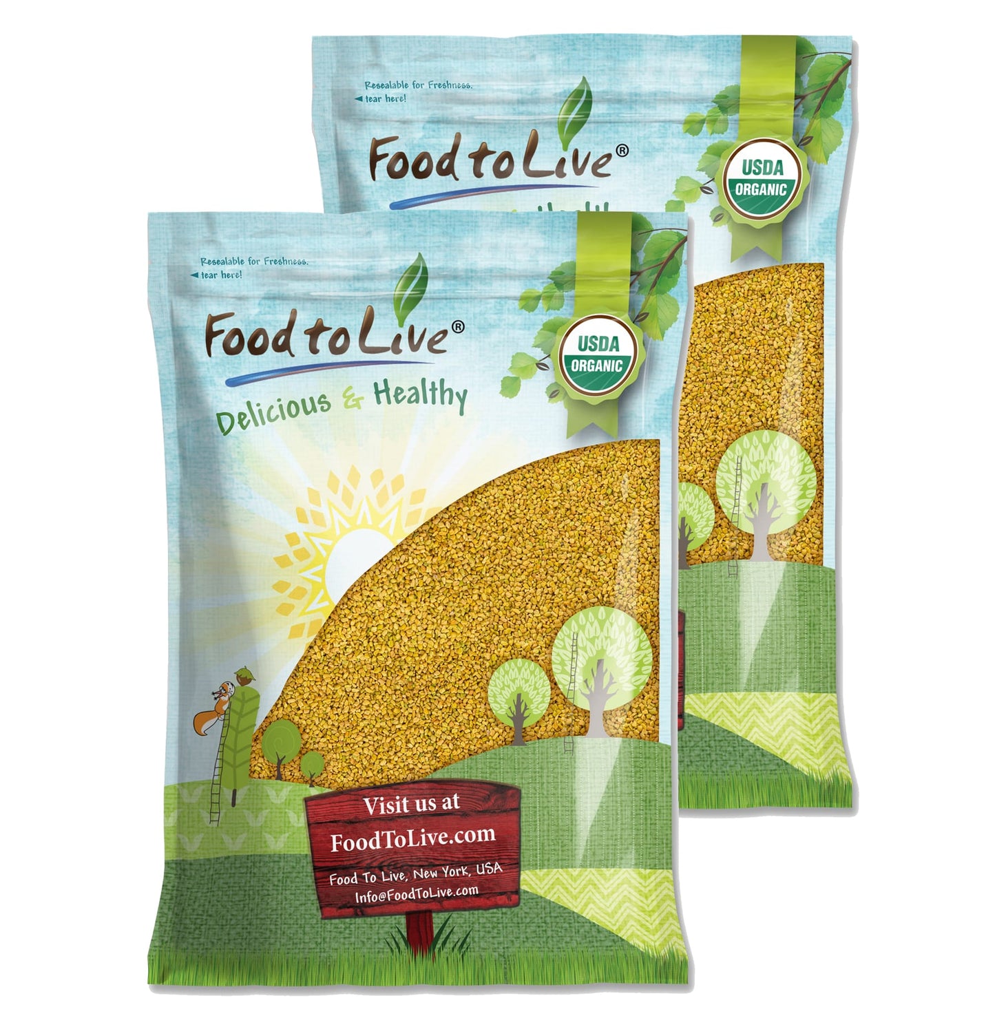 Organic Fenugreek Seeds - by Food To Live