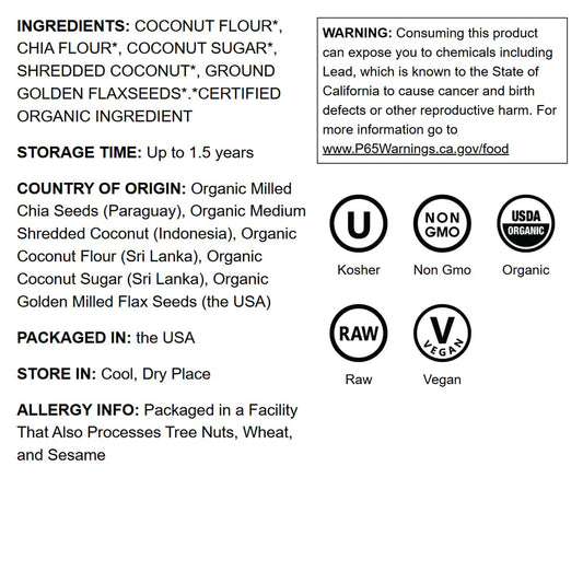 Organic Baking Ingredients in a Gift Box - by Food To Live