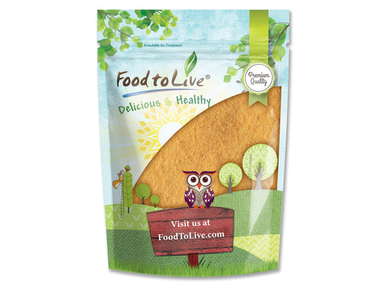 Papaya Juice Powder - Made from Raw Dried Fruit, Unsulfured, Vegan, Bulk, Great for Baking, Juices, Smoothies, Yogurts, and Instant Breakfast Drinks, No Sulphites - by Food to Live