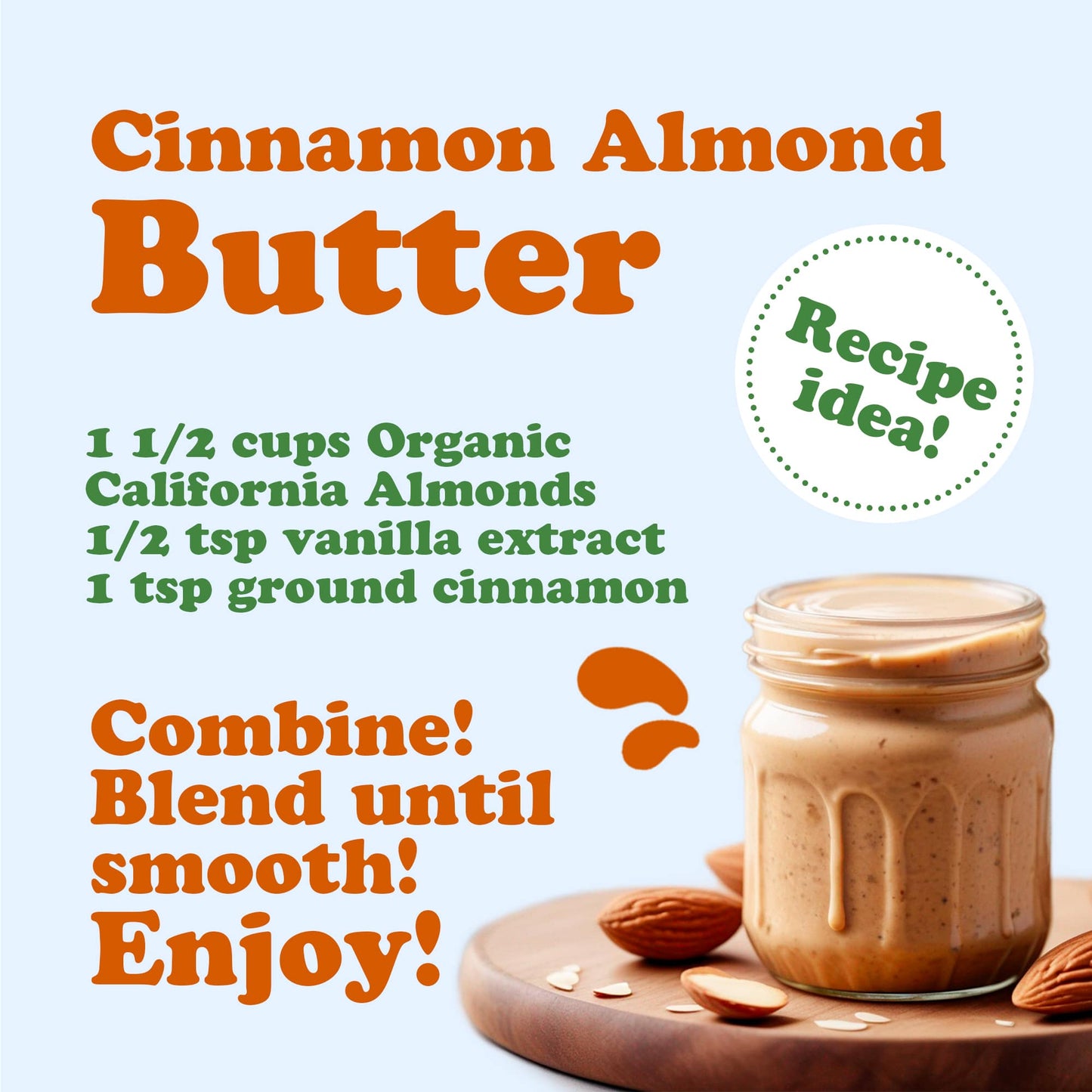 Organic California Almonds –  by Food to Live
