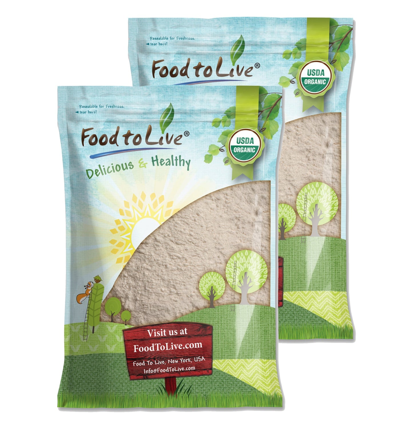 Organic Spelt Flour - by Food To Live