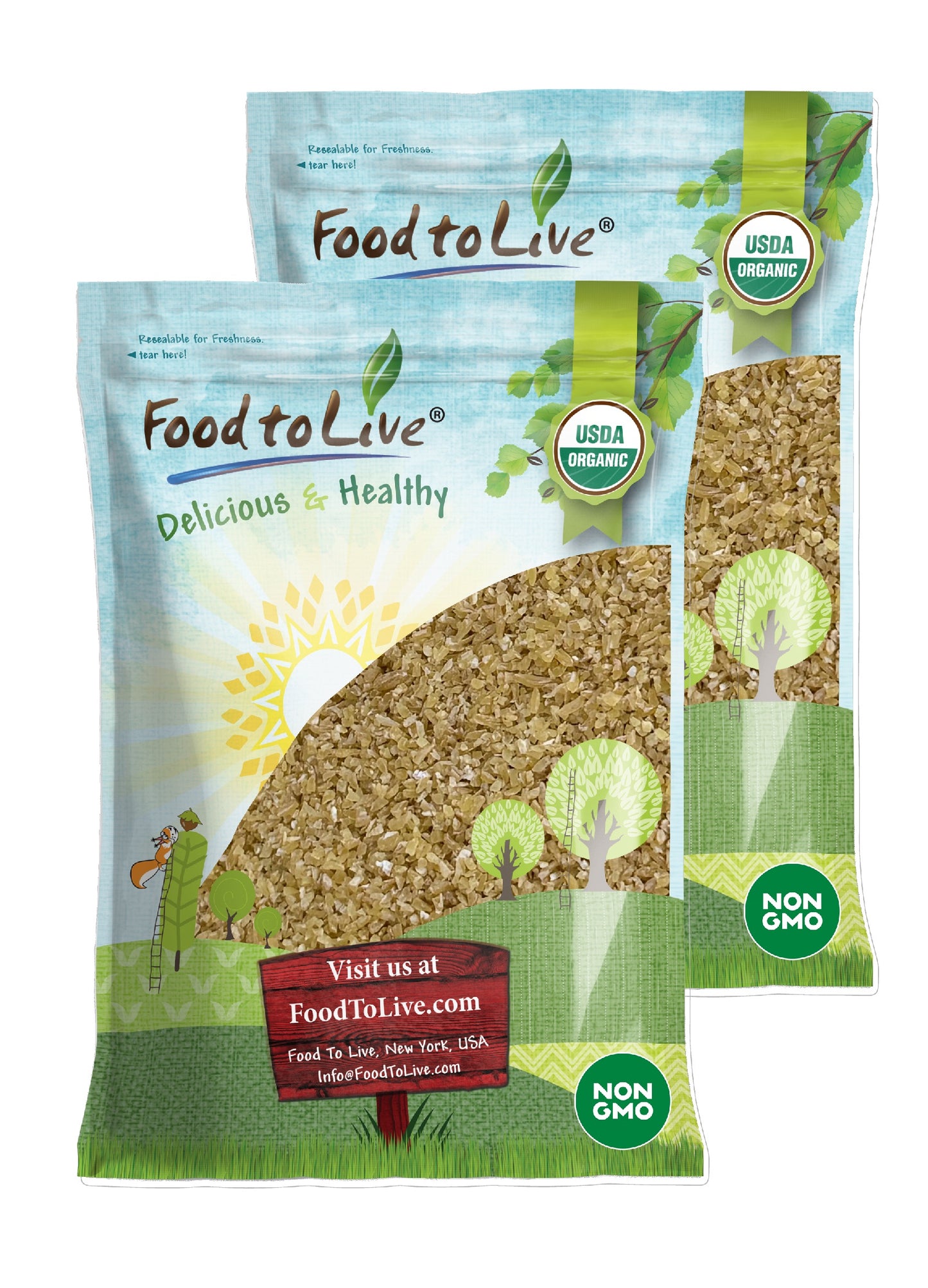 Organic Bulgur Wheat - by Food To Live
