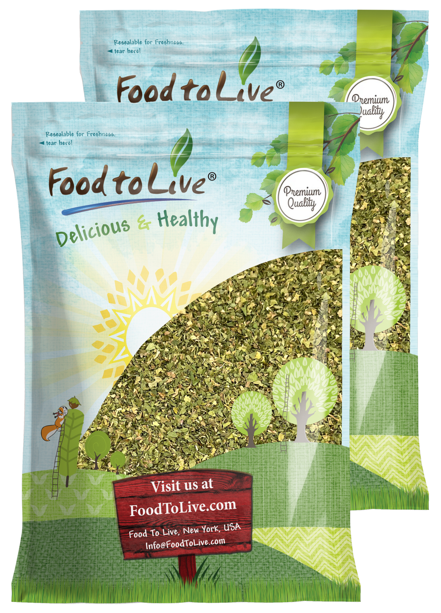 Flat Parsley Flakes – Kosher, Vegan, Bulk – by Food to Live