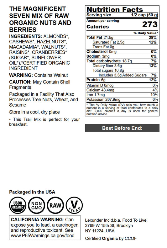 The Magnificent Seven Mix - by Food to Live