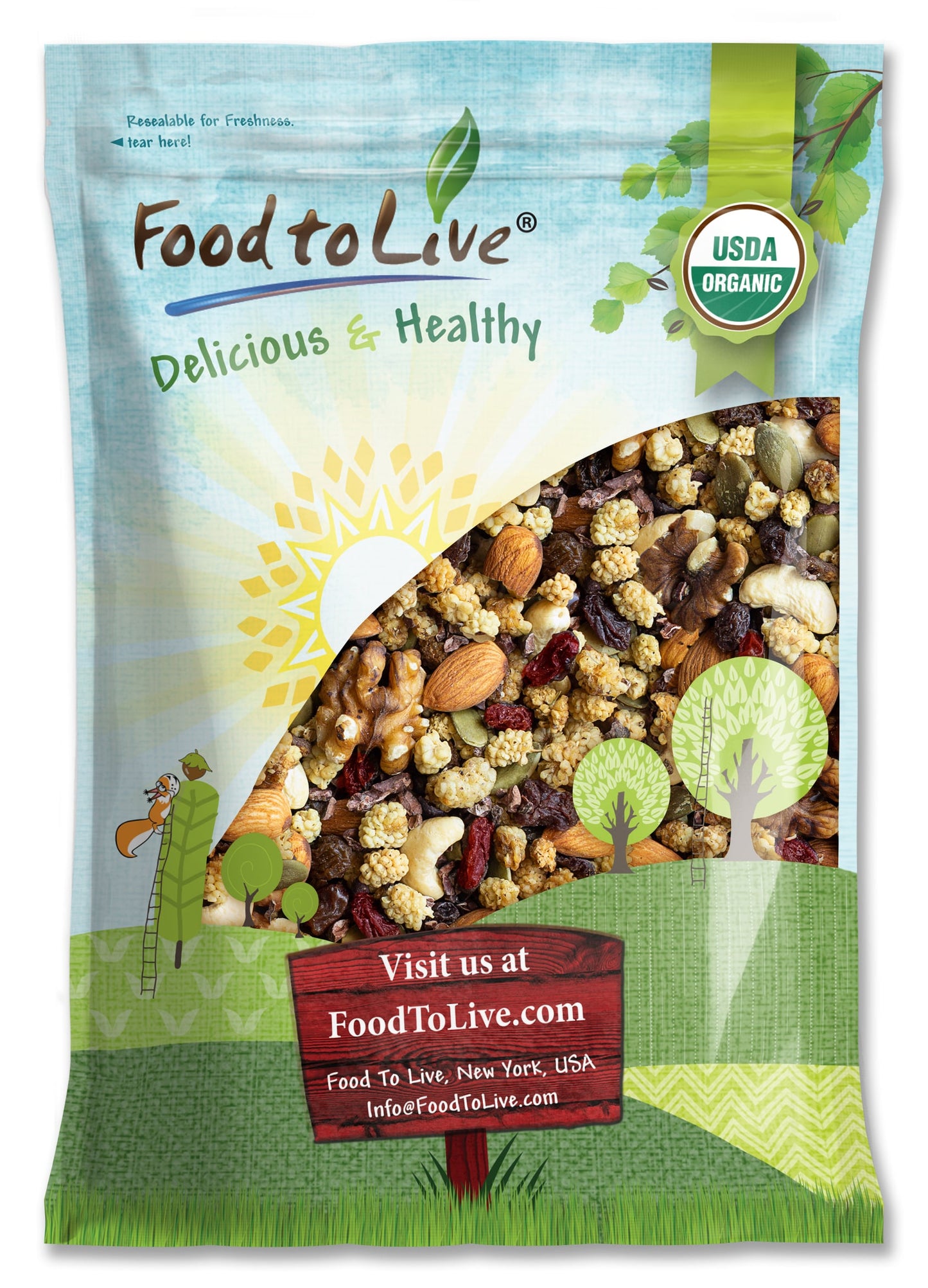 Organic Raw Munchies Snack Mix - by Food To Live