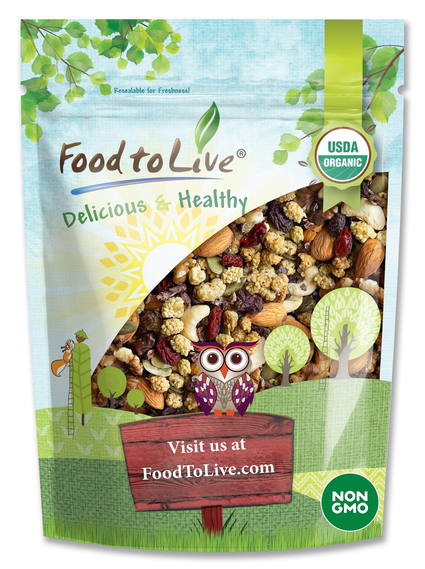 Organic Raw Munchies Snack Mix - by Food To Live