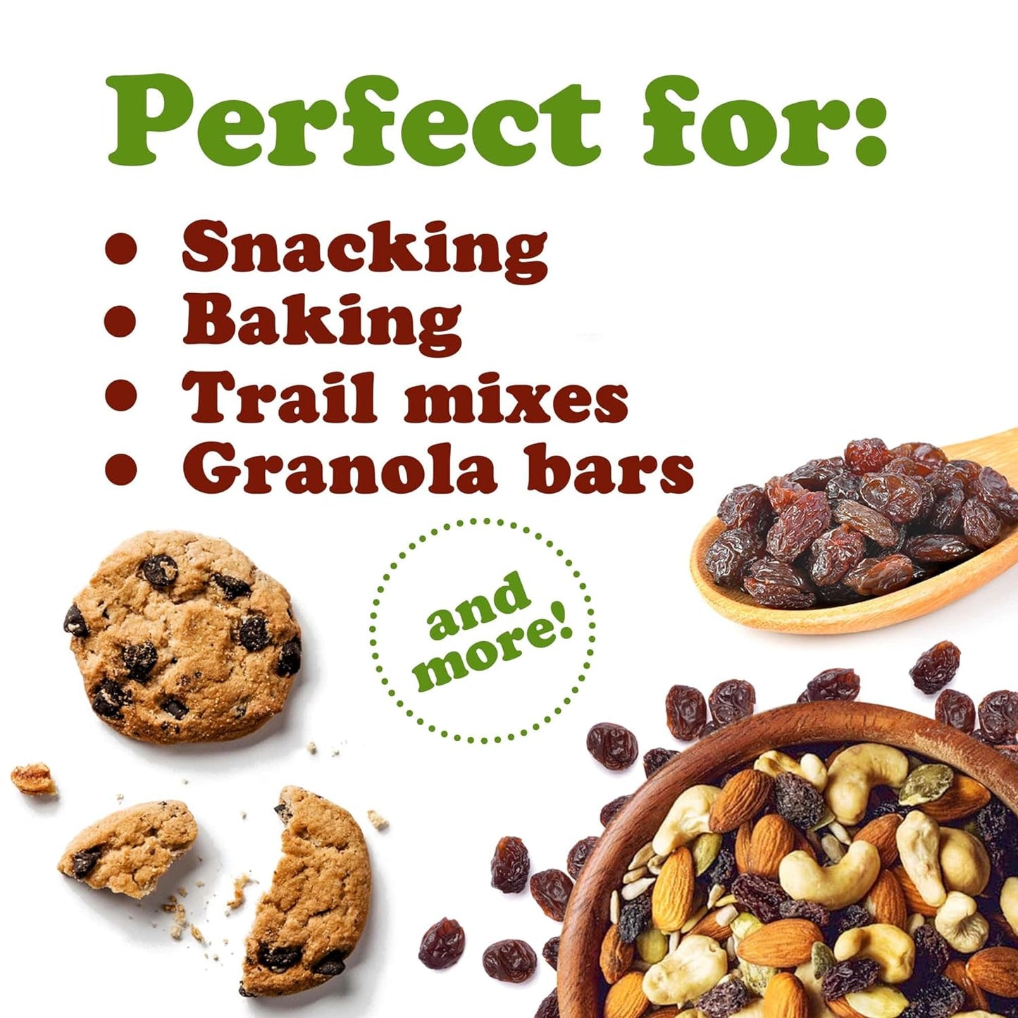 Organic Sultana Raisins - by Food To Live