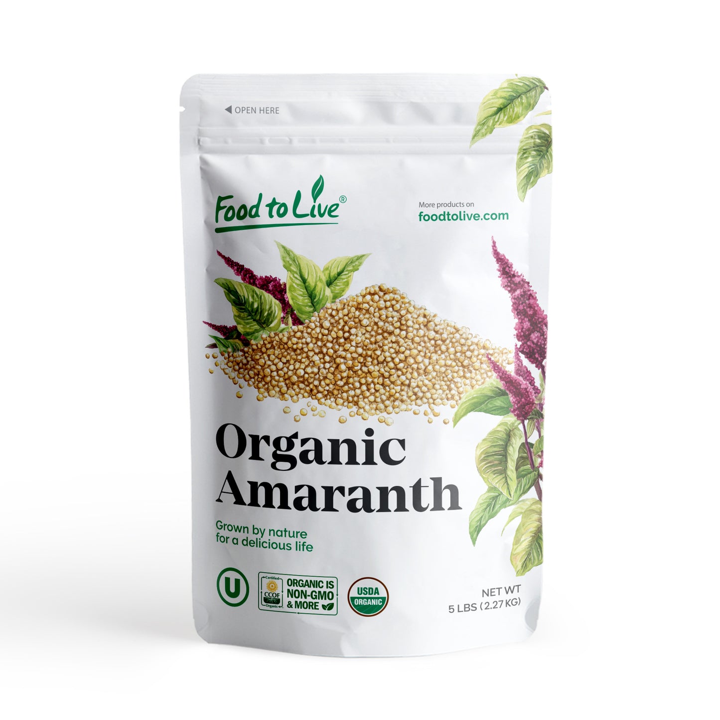 Organic Amaranth Grain - by Food To Live