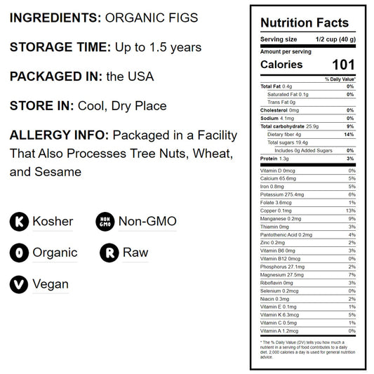 Organic Figs - by Food To Live