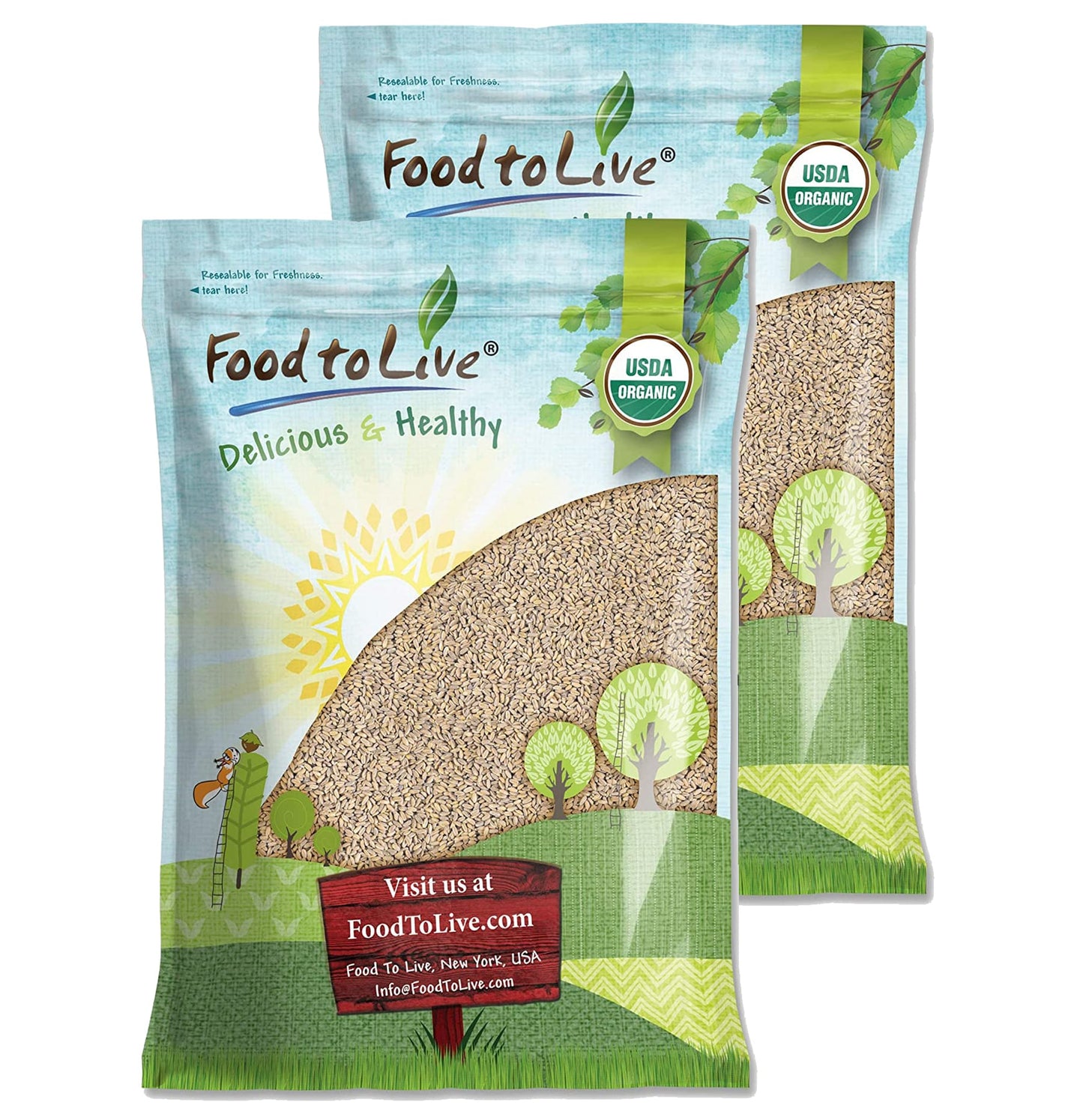 Organic Spelt Berries - by Food To Live