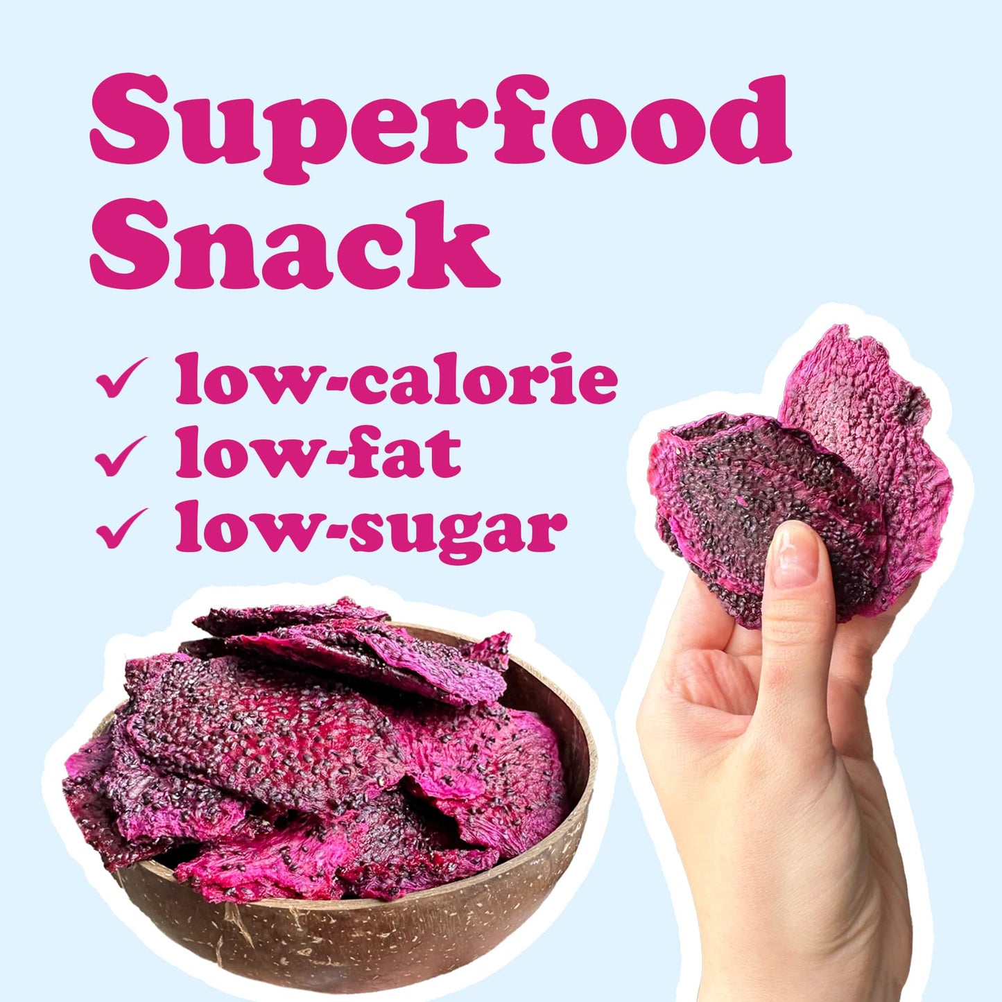Red Dragon Fruit Slices - by Food To Live