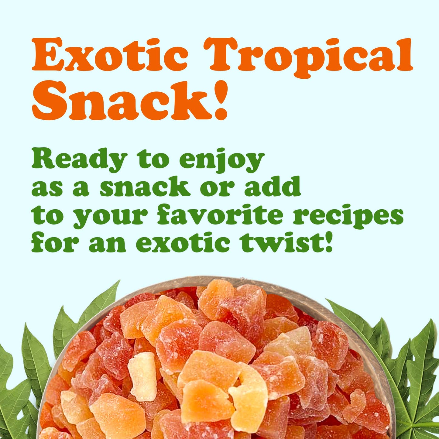 Dried Diced Papaya - by Food To Live