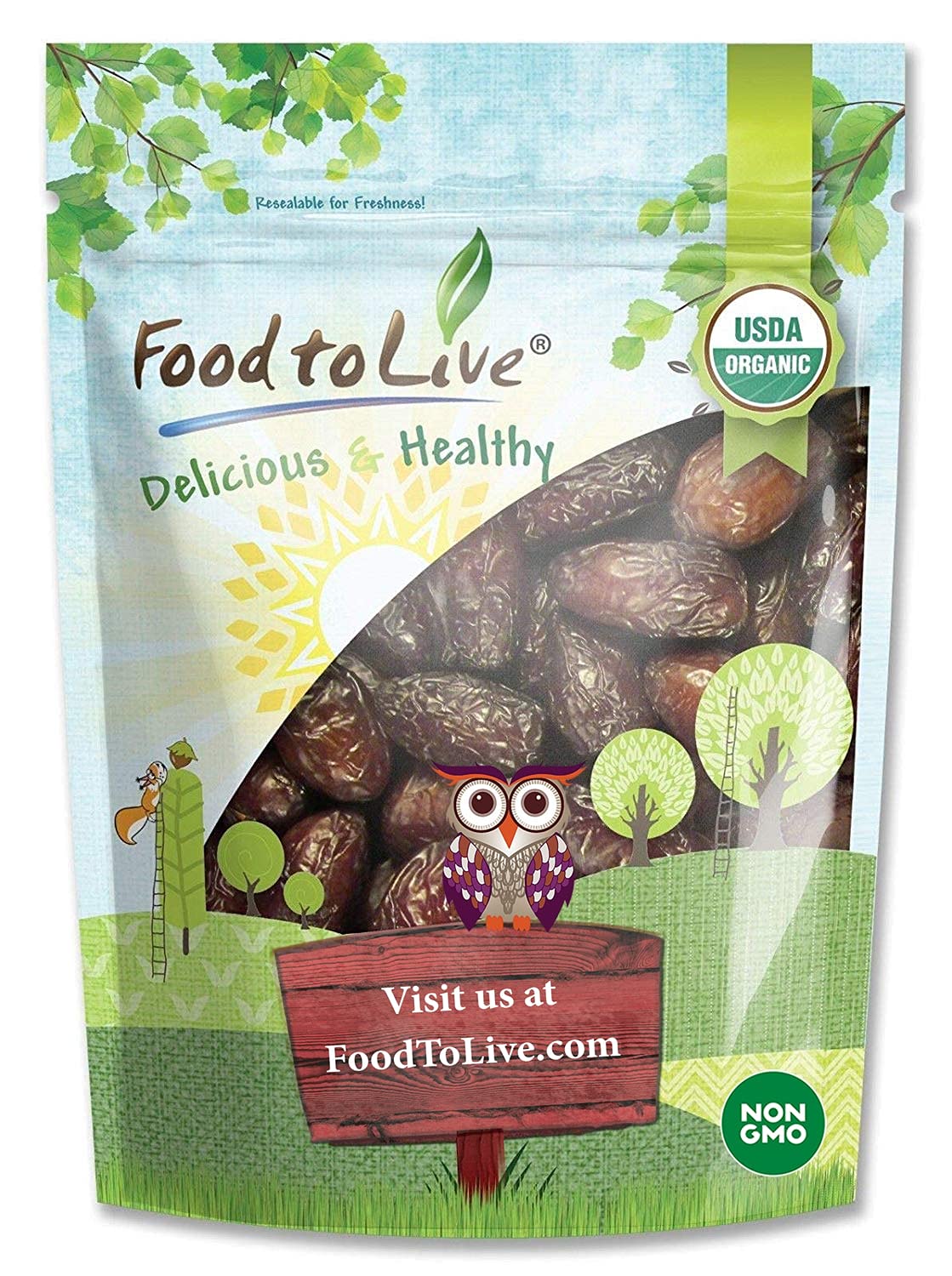 Organic Medjool Dates - by Food To Live