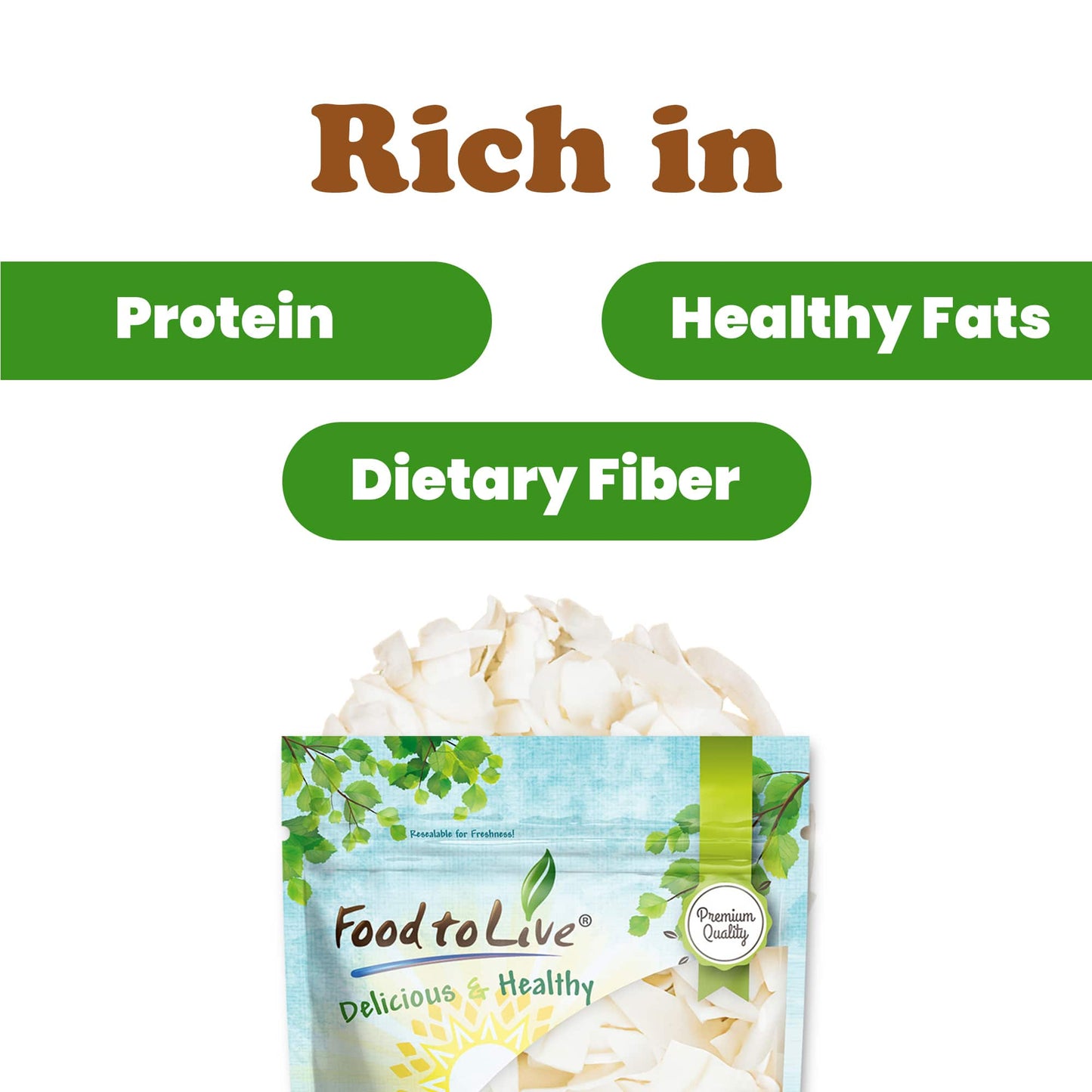 Coconut Chips - by Food To Live