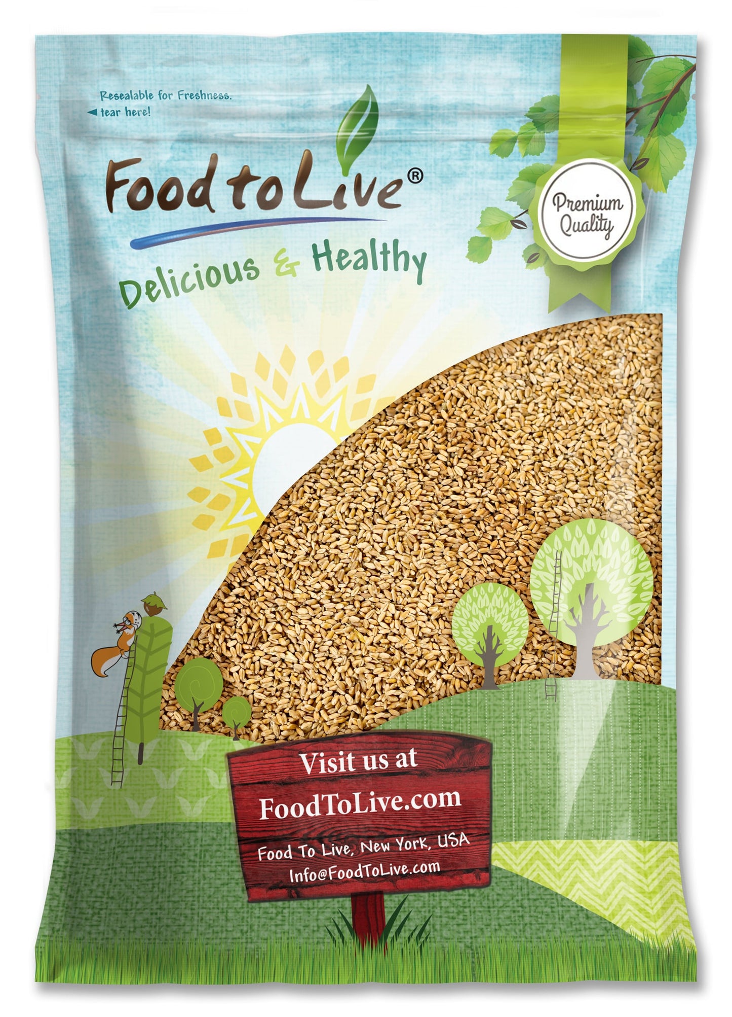 Hard Red Wheat Berries - by Food To Live