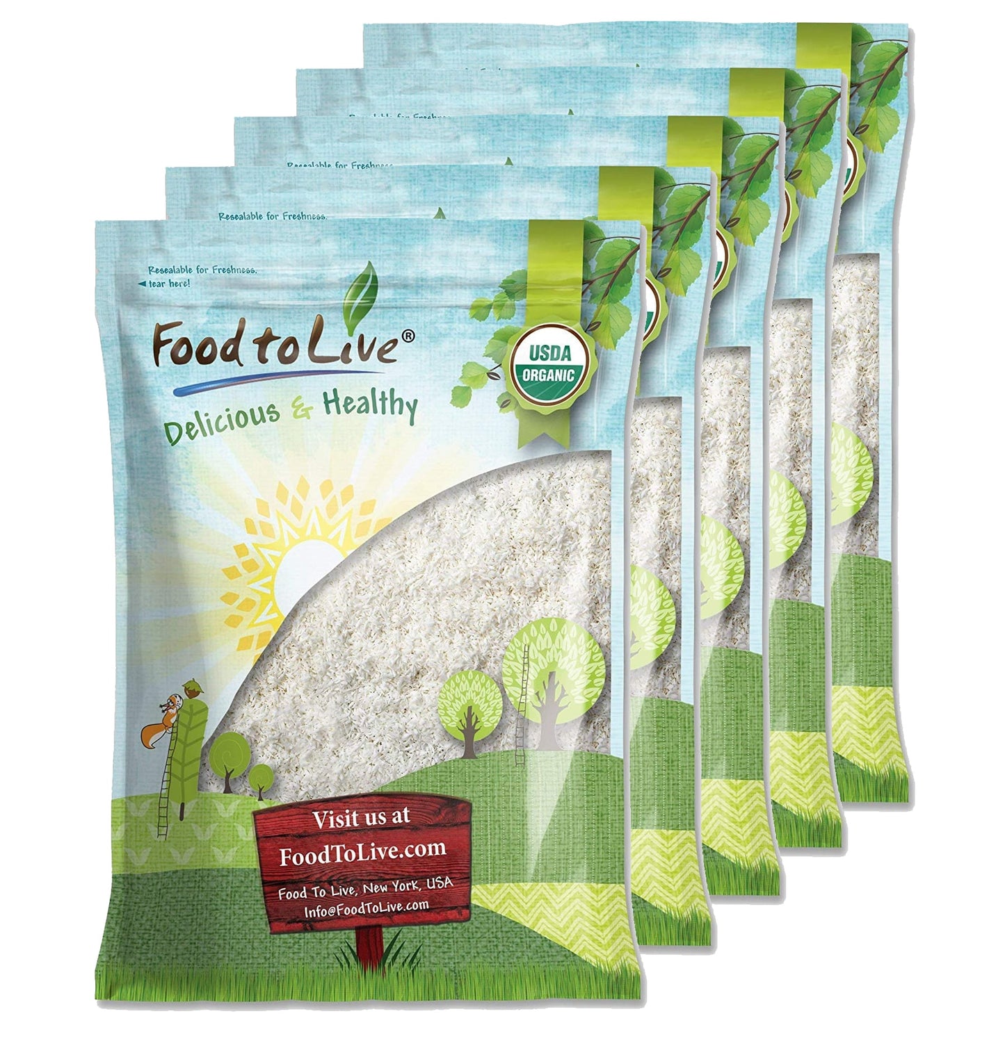 Organic Shredded Coconut - by Food To Live