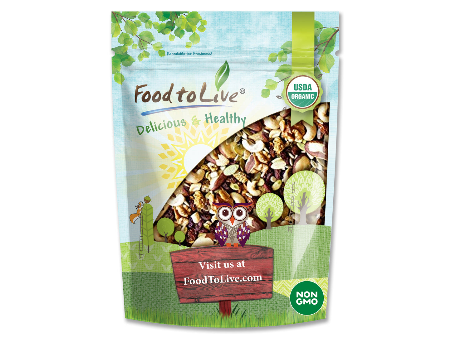 Organic Power Snack Mix - by Food To Live
