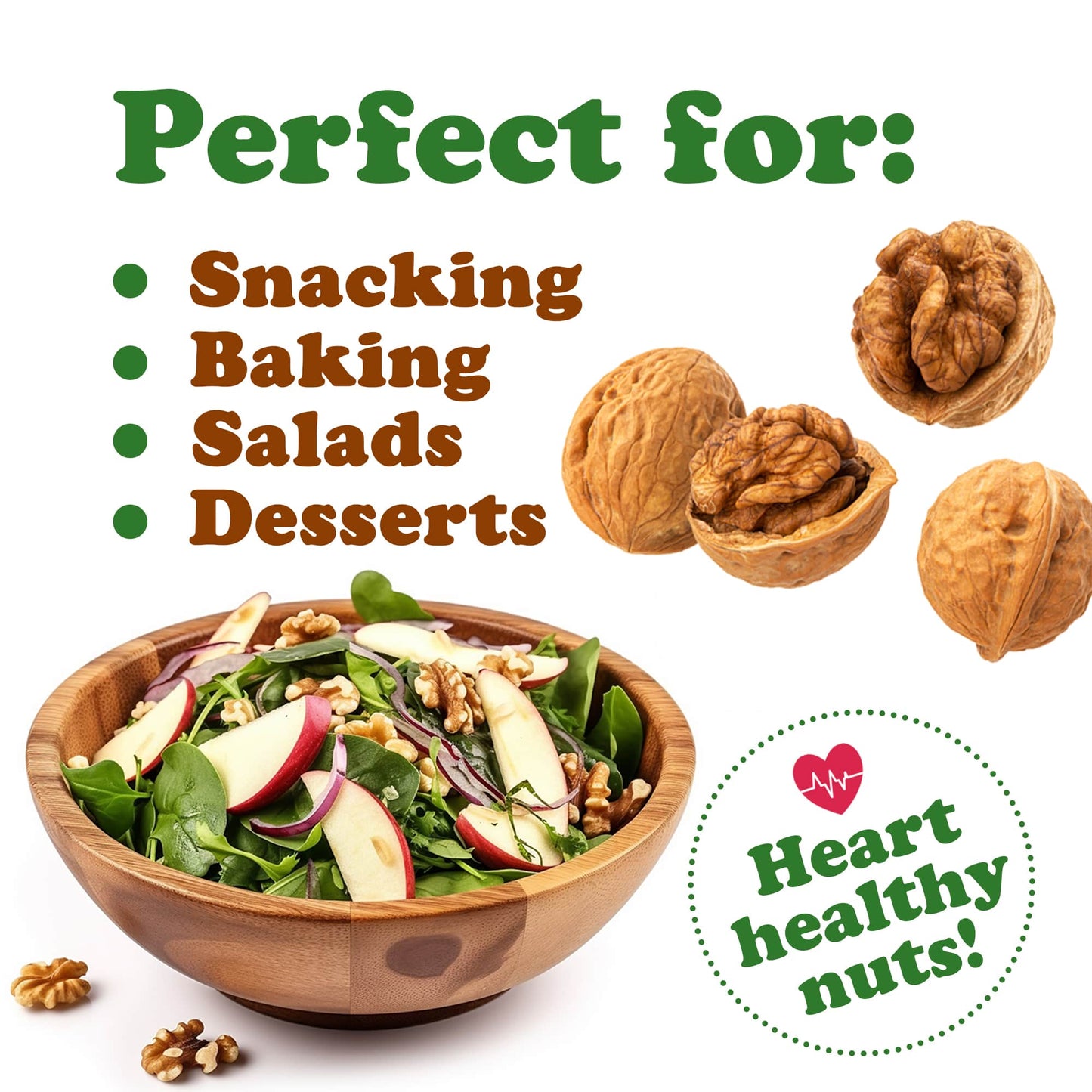 Jumbo Walnuts in Shell - by Food To Live