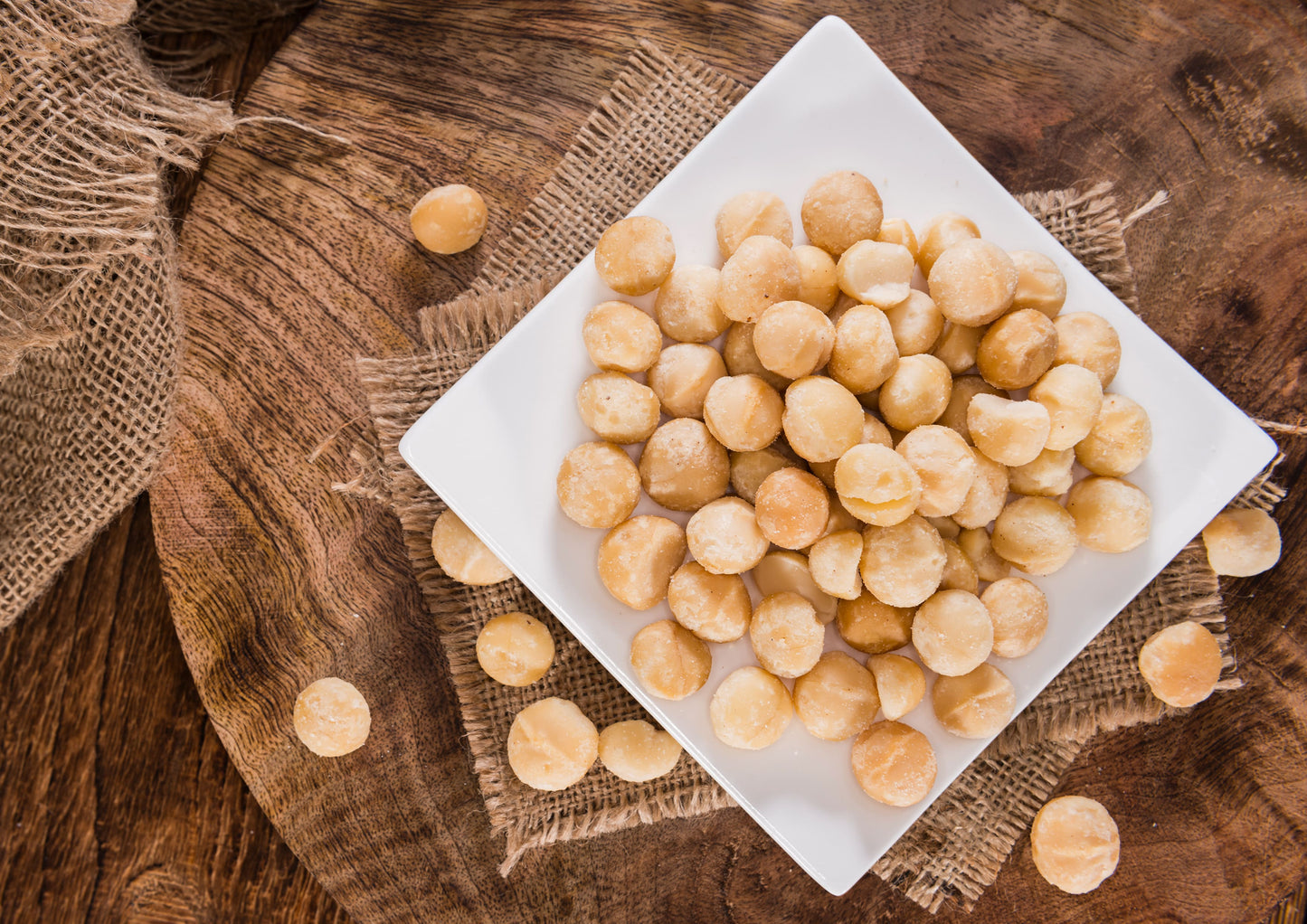 Organic Dry Roasted Whole Macadamia Nuts with Himalayan Salt - by Food To Live