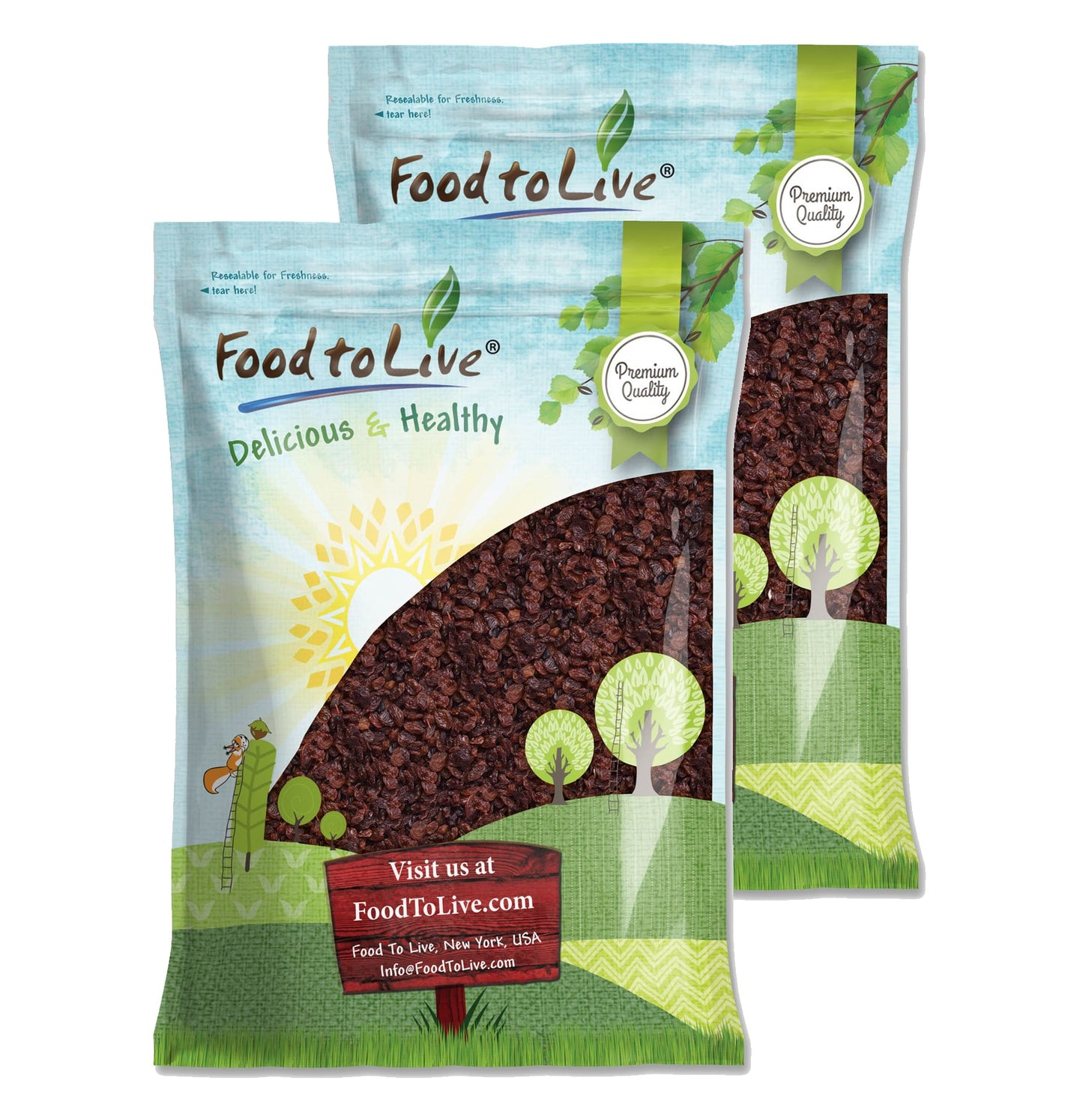 Sultana Raisins - by Food To Live