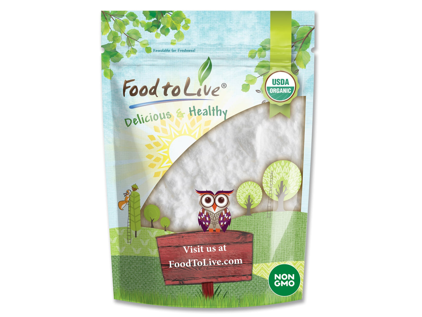 Organic Arrowroot Flour - by Food To Live