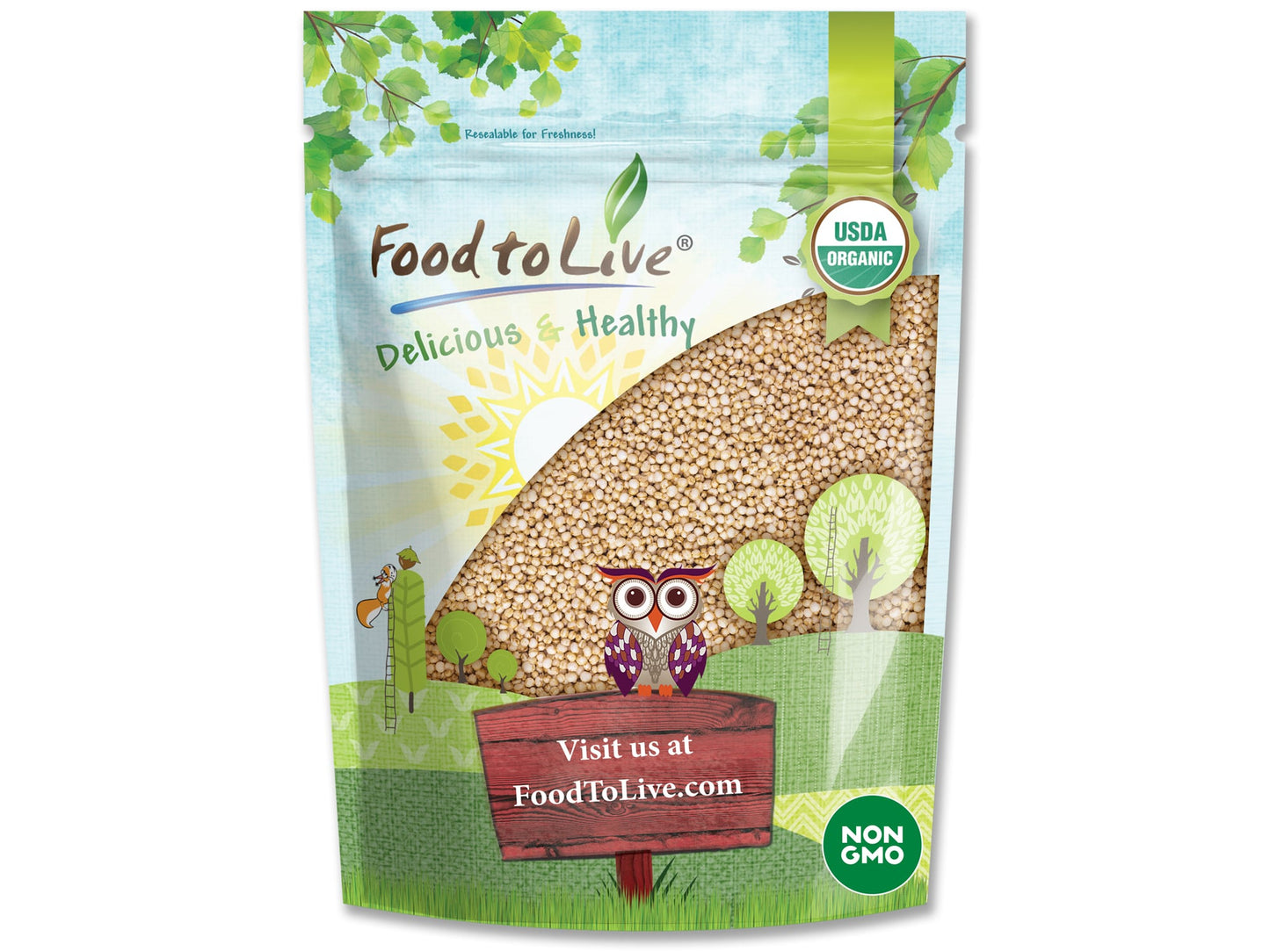 Organic Puffed Quinoa - by Food To Live