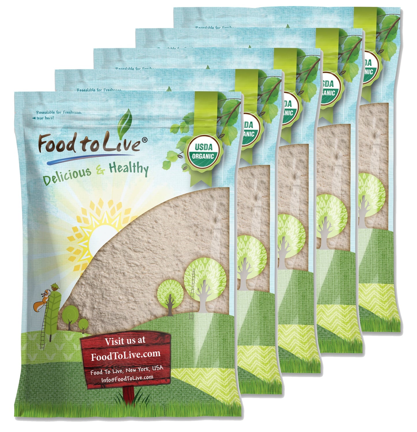 Organic Spelt Flour - by Food To Live