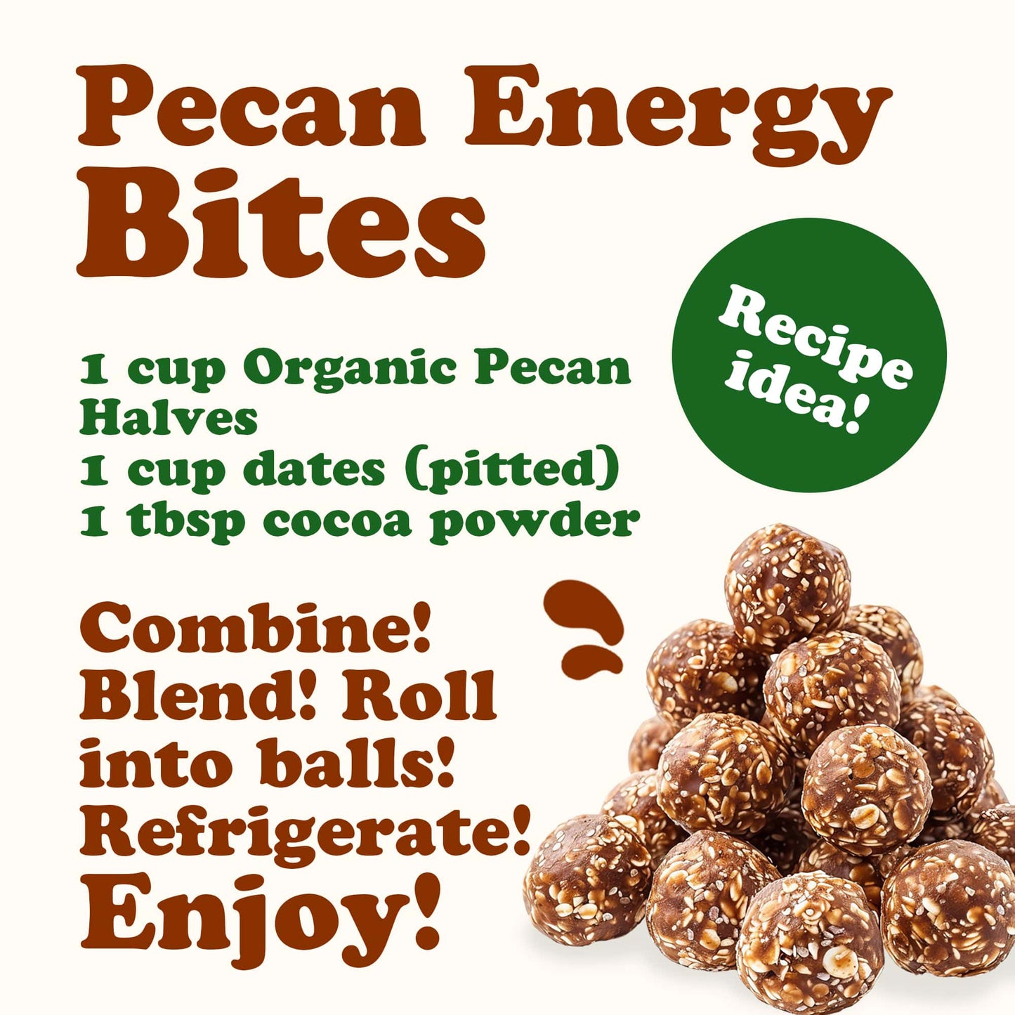 Organic Pecans - by Food To Live