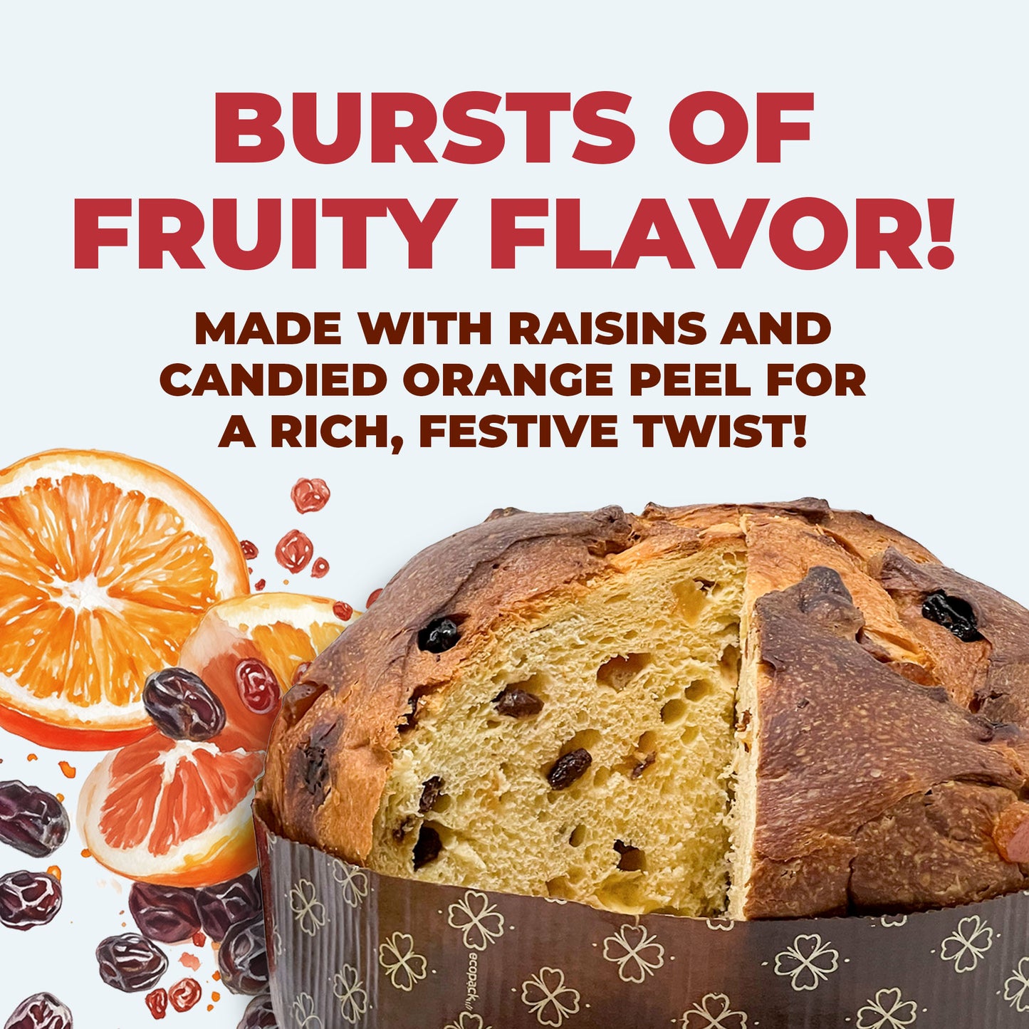 Vergani Classic Panettone - Artisan Holiday Bread, Festive Dessert