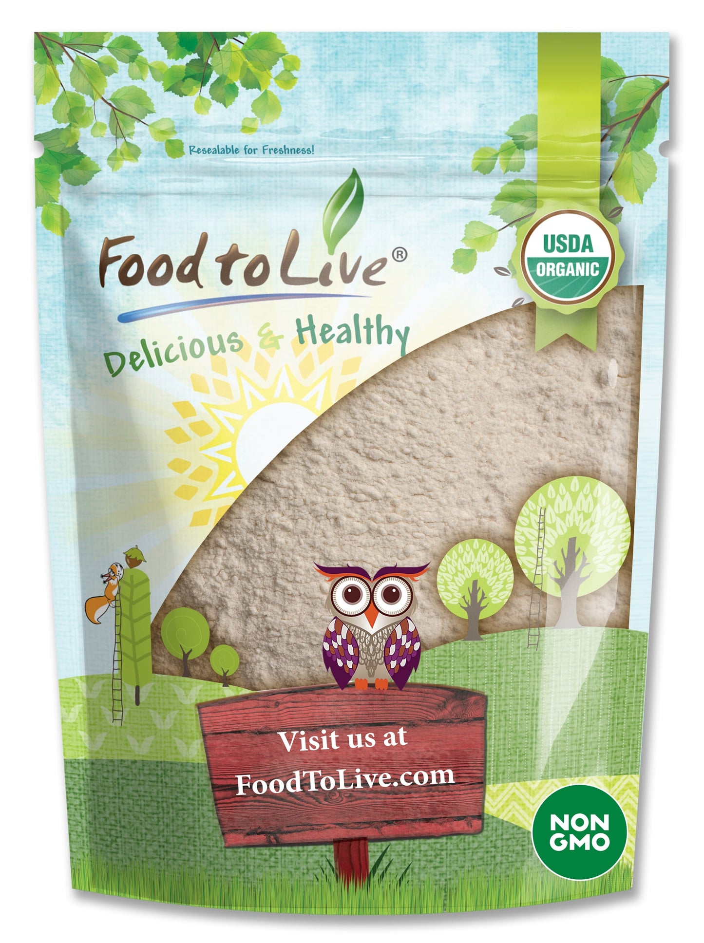 Organic Spelt Flour - by Food To Live