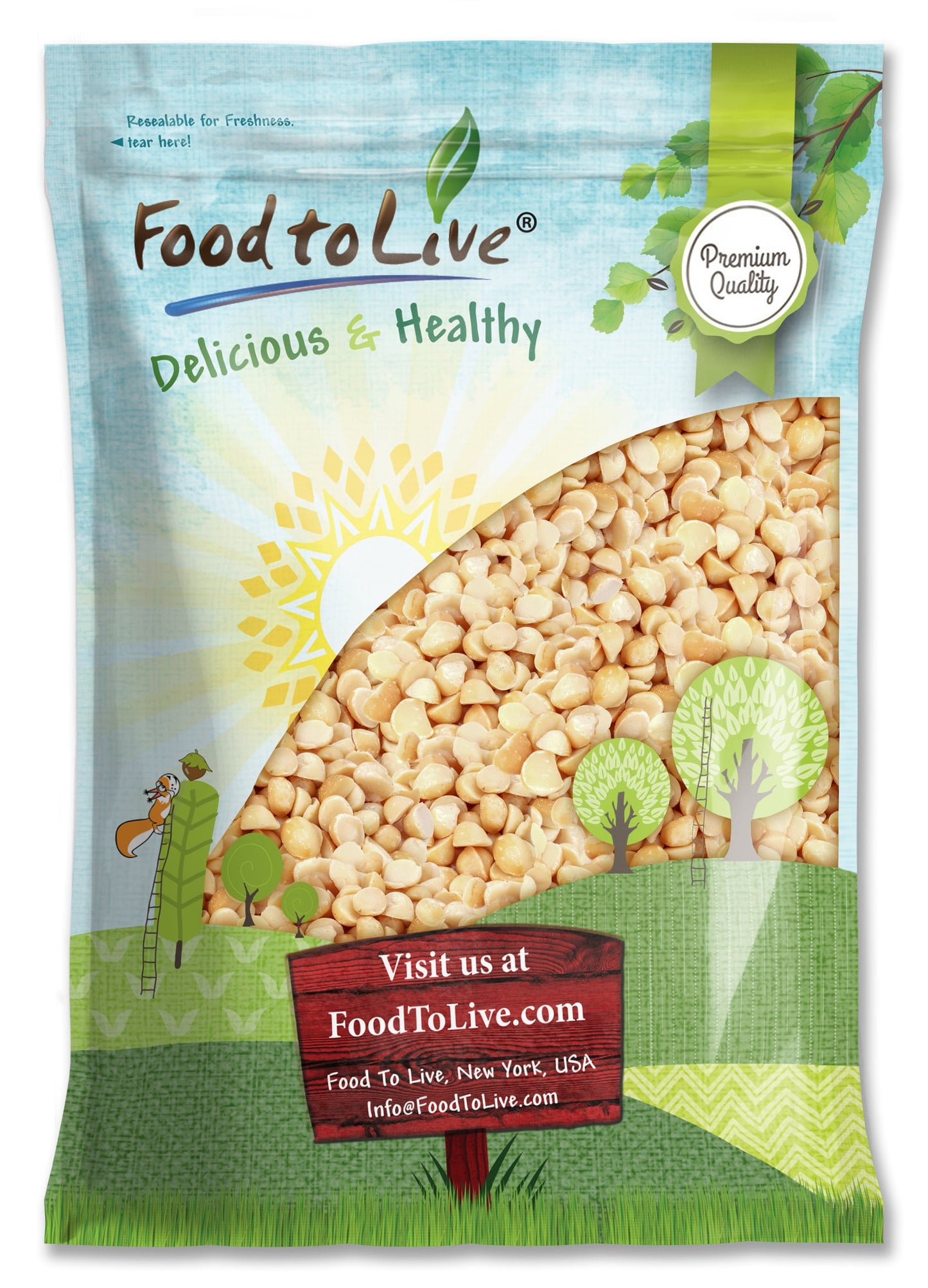 Macadamia Nut Halves and Pieces - by Food To Live
