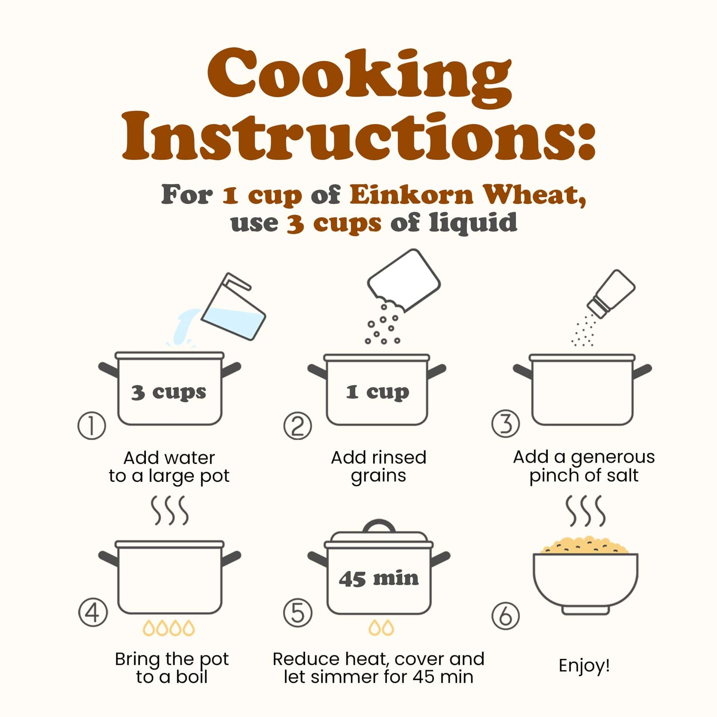 Organic Einkorn Wheat Berries - by Food To Live