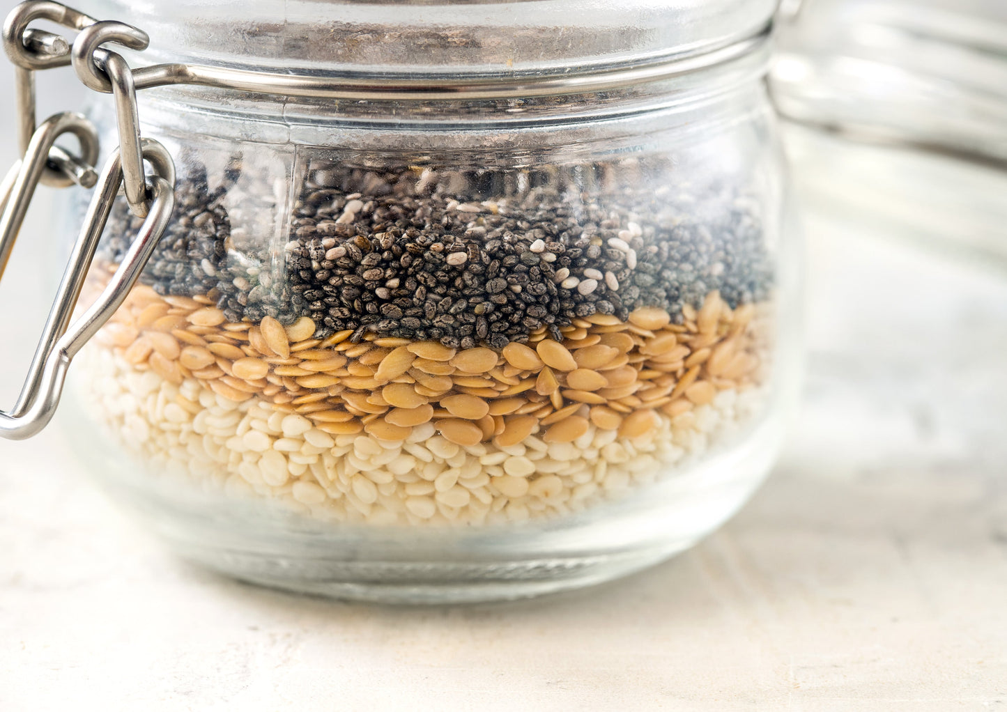 Organic Omega-3 Seeds Mix with Flax, Chia and Sesame - by Food To Live