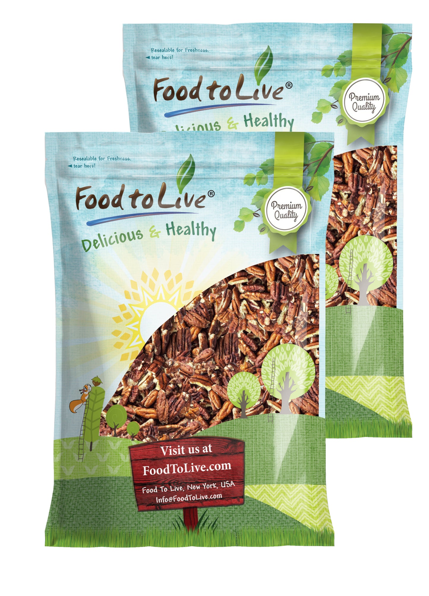 Dry Roasted Pecan Pieces - by Food To Live
