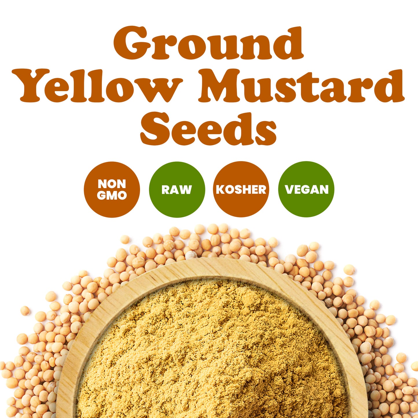 Ground Yellow Mustard Seeds - by Food To Live