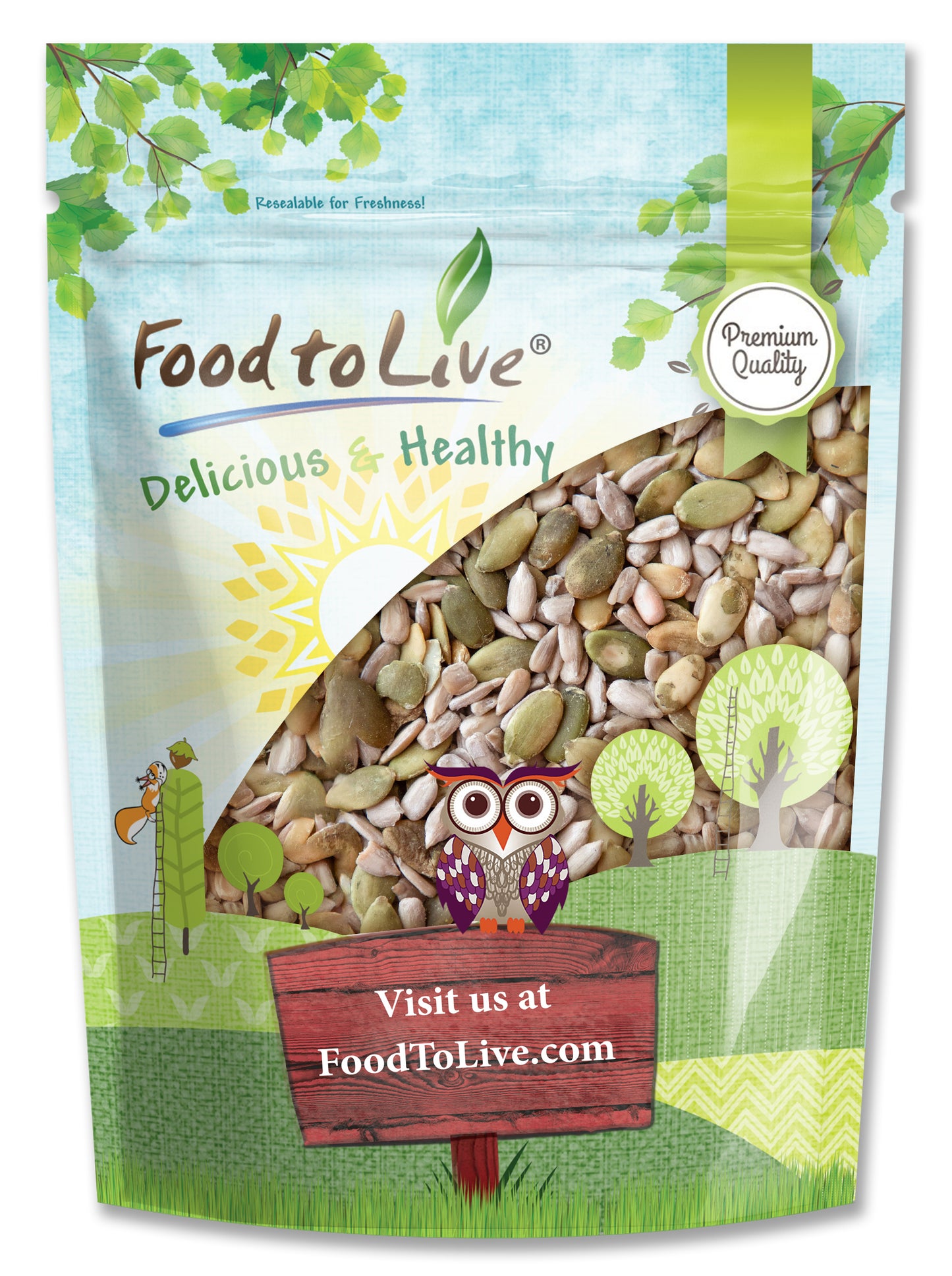 Sunflower and Pumpkin Seed Mix - by Food To Live