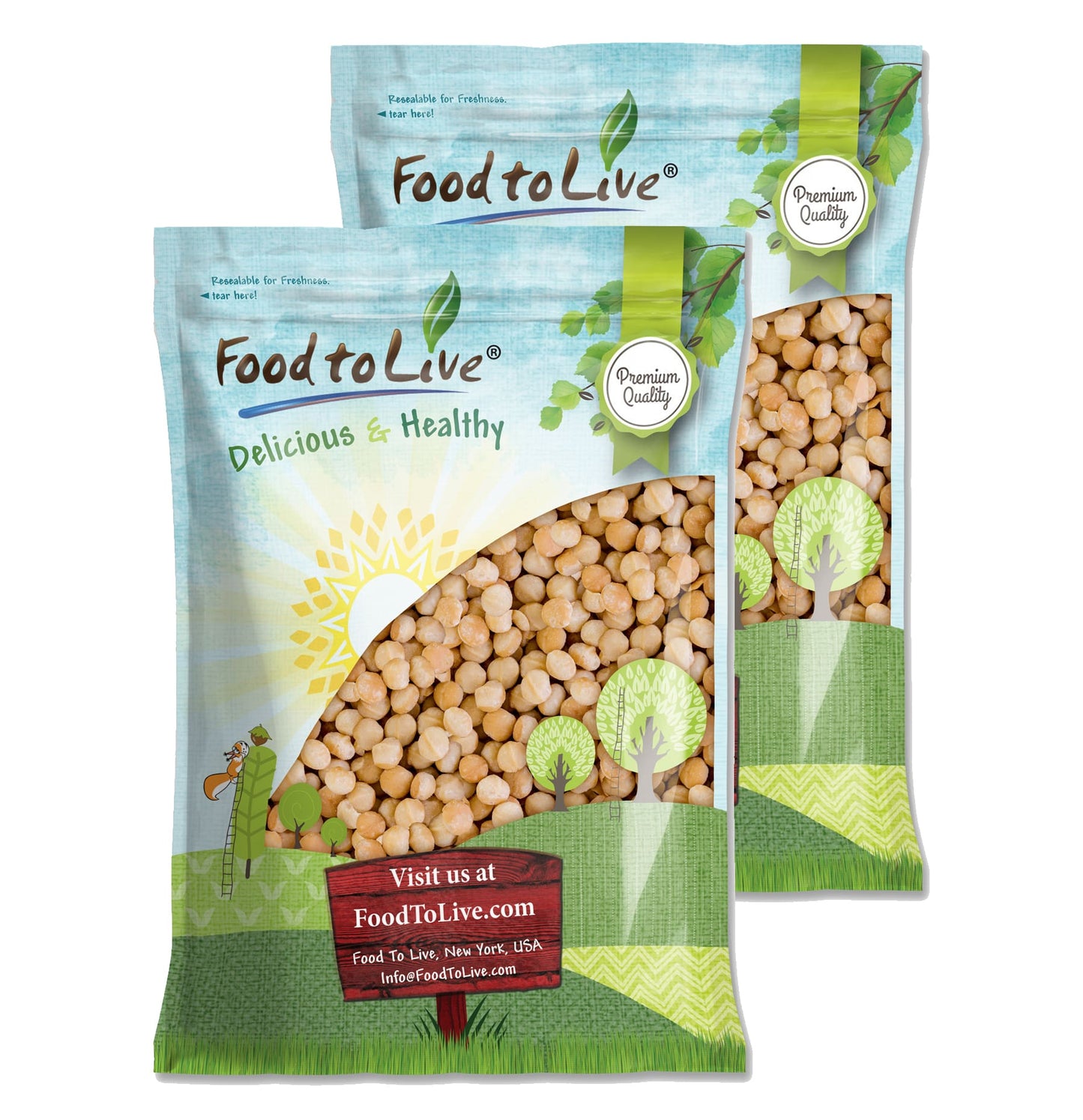 Dry Roasted Macadamia Nuts - by Food To Live
