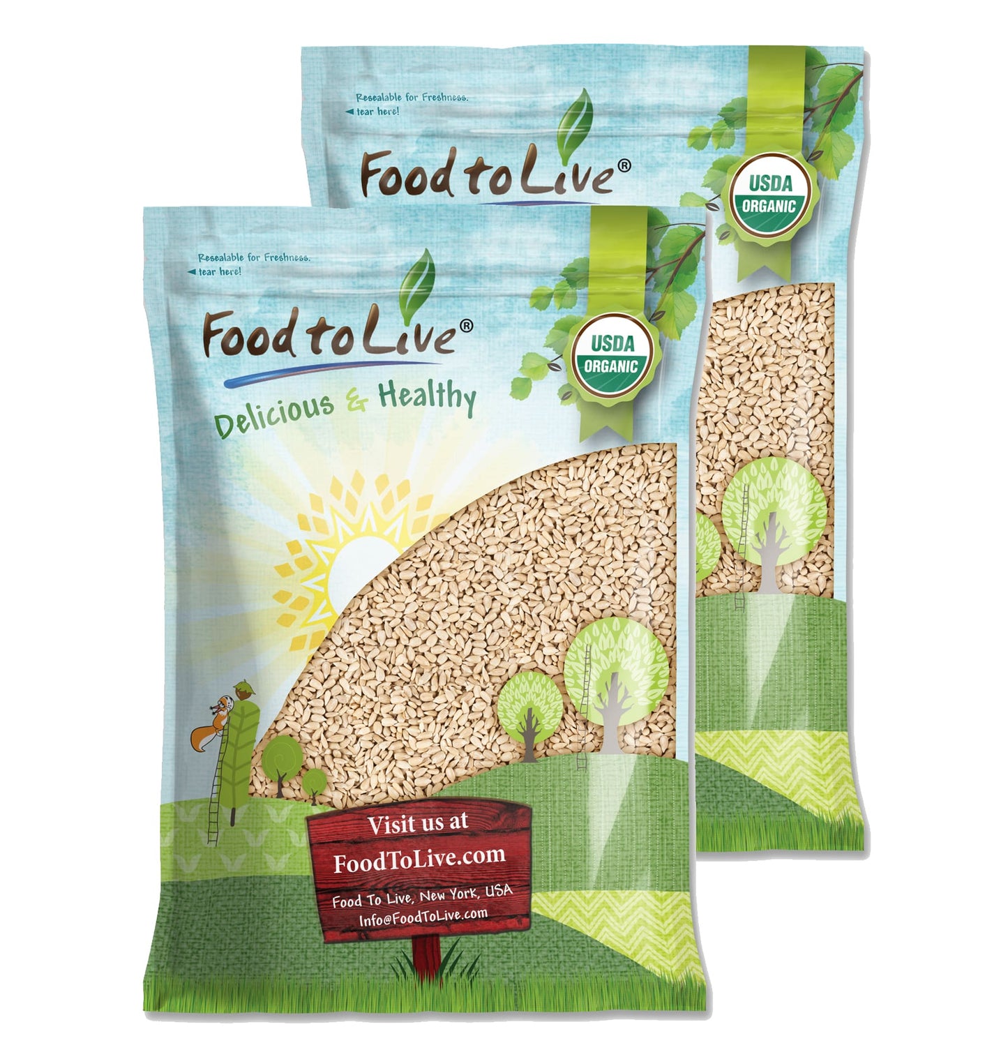 Organic Sunflower Seeds - by Food To Live