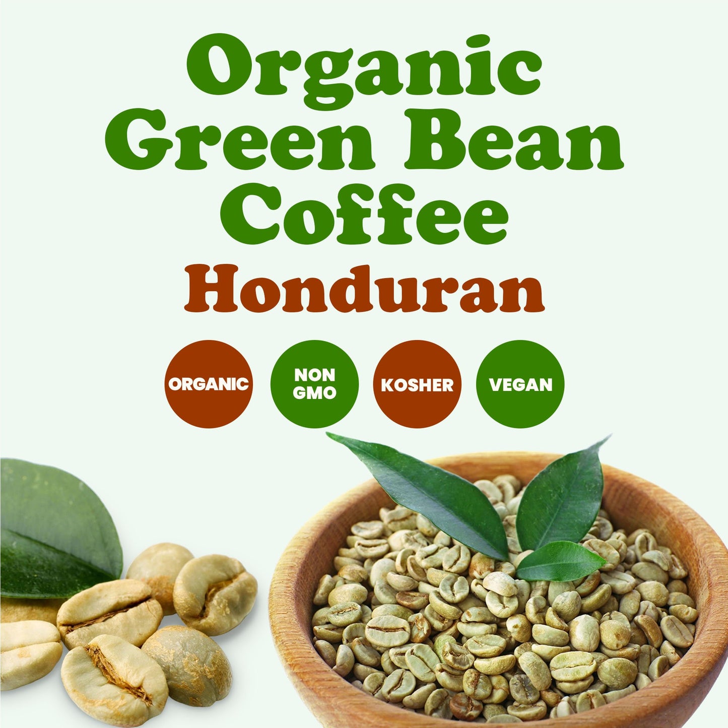 Organic Honduran Arabica Green Beans - by Food to Live