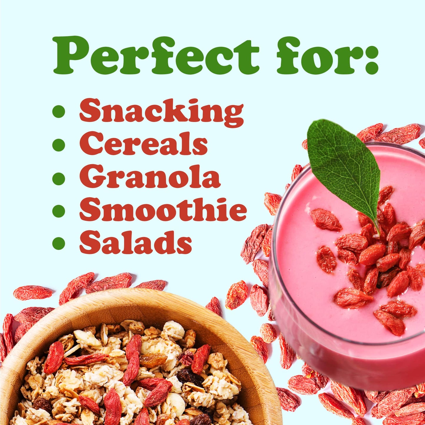 Organic Goji Berries - by Food To Live